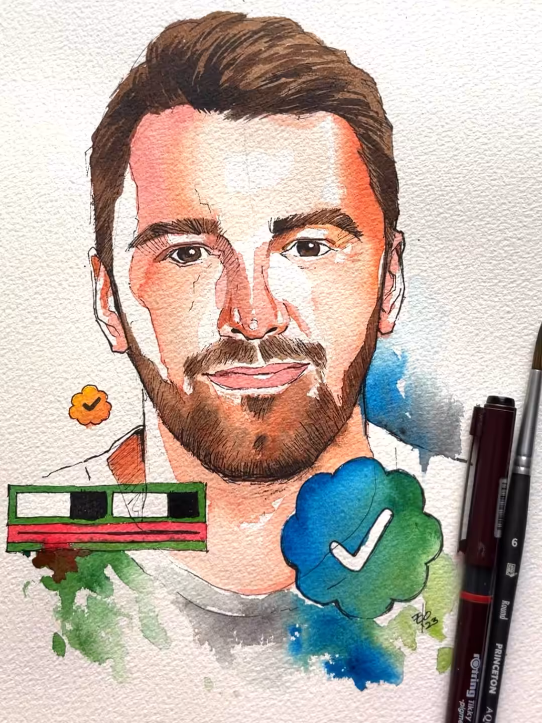 Jack Butcher Check Portrait