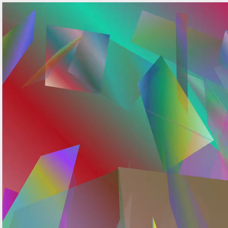 random divs with gradient and perspective #19