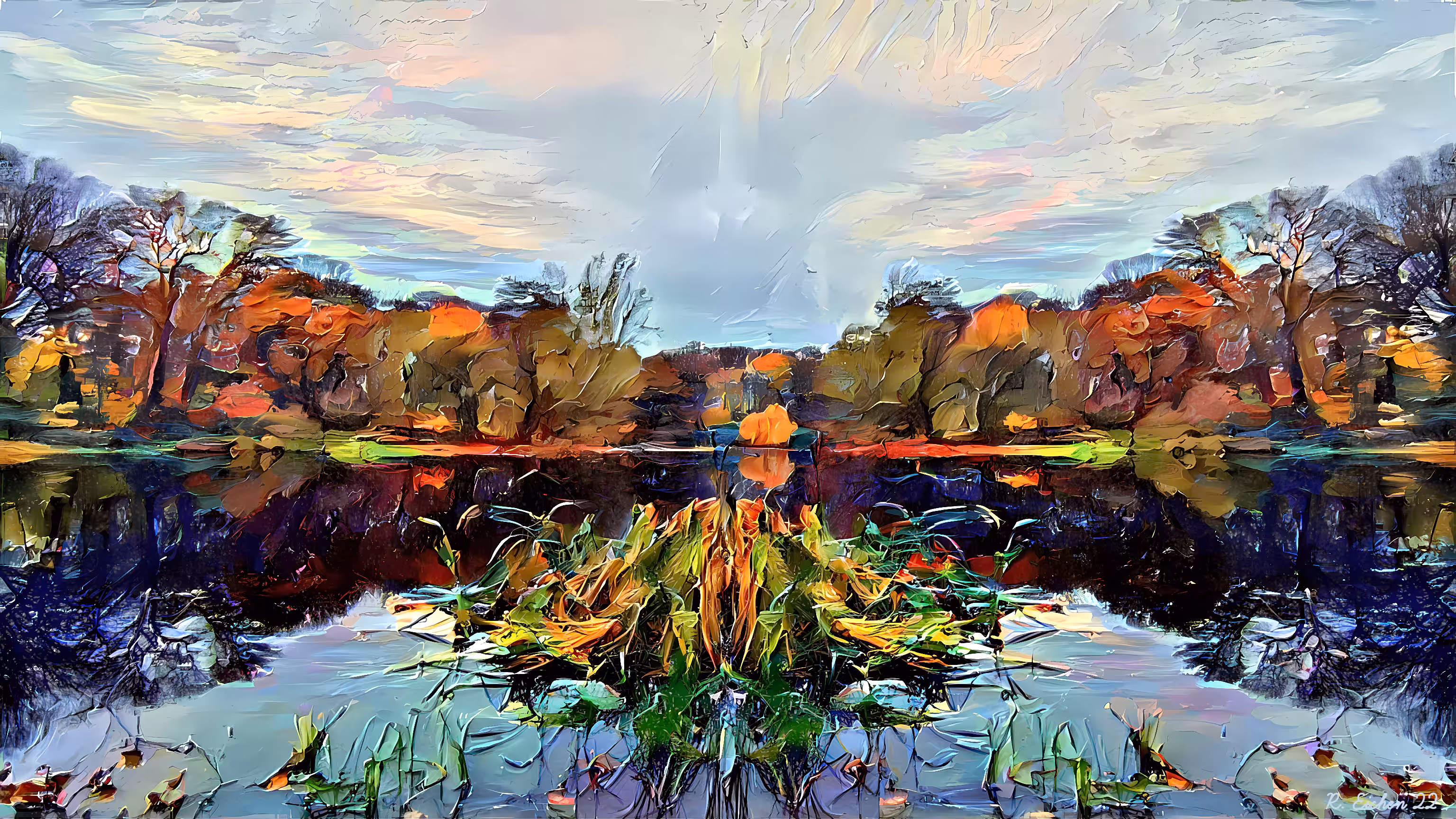 Lake of Expressionist Colours