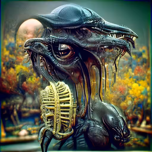 Xenomorph with Klein ribs