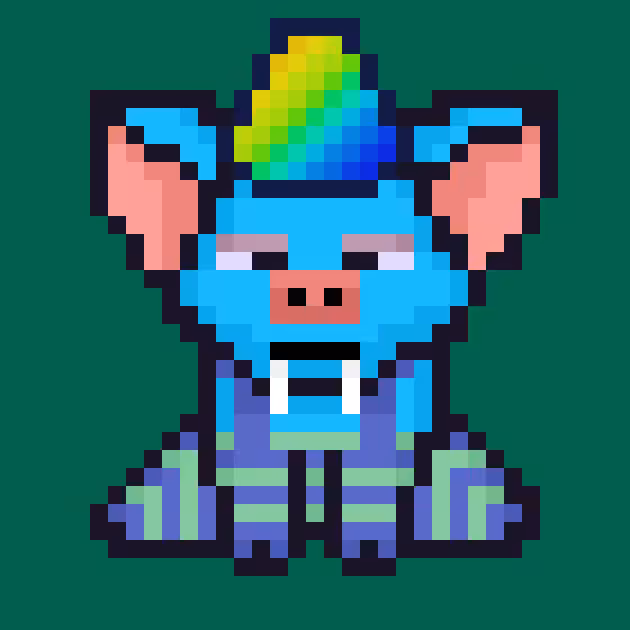 Punk Pig #00096