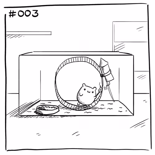 Suicidal Hamster #003 - Hamster Wheel Rocket