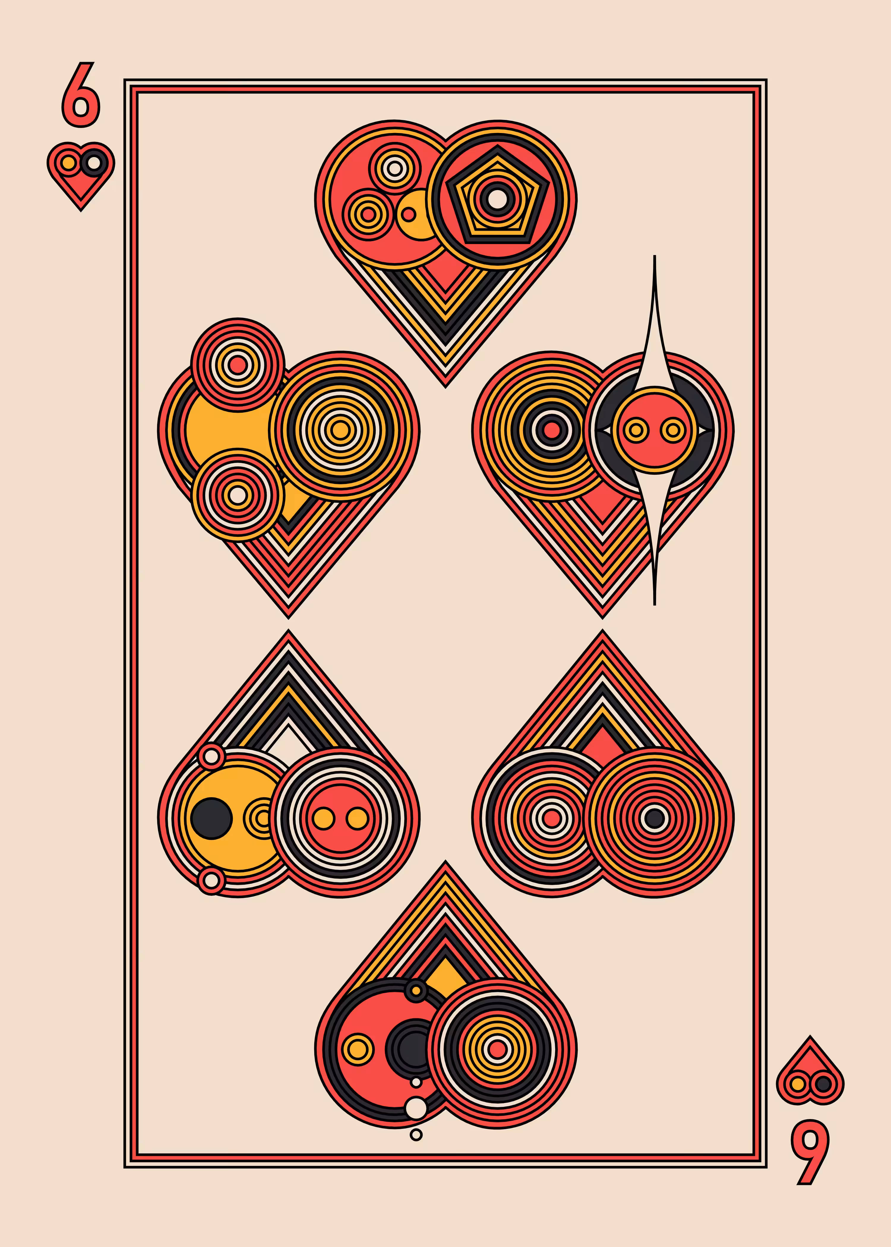 Six of Hearts Light