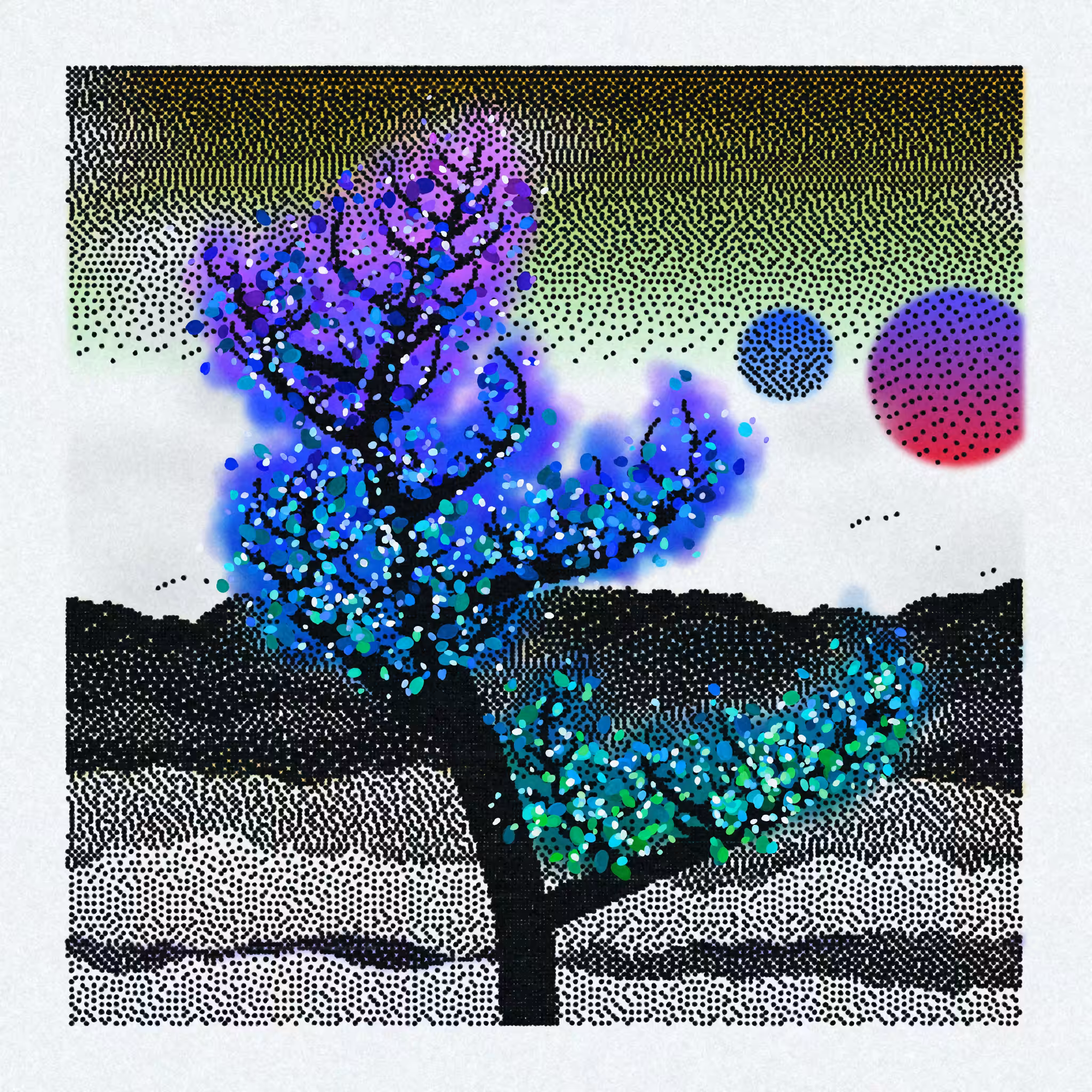 Dithered Branches #19