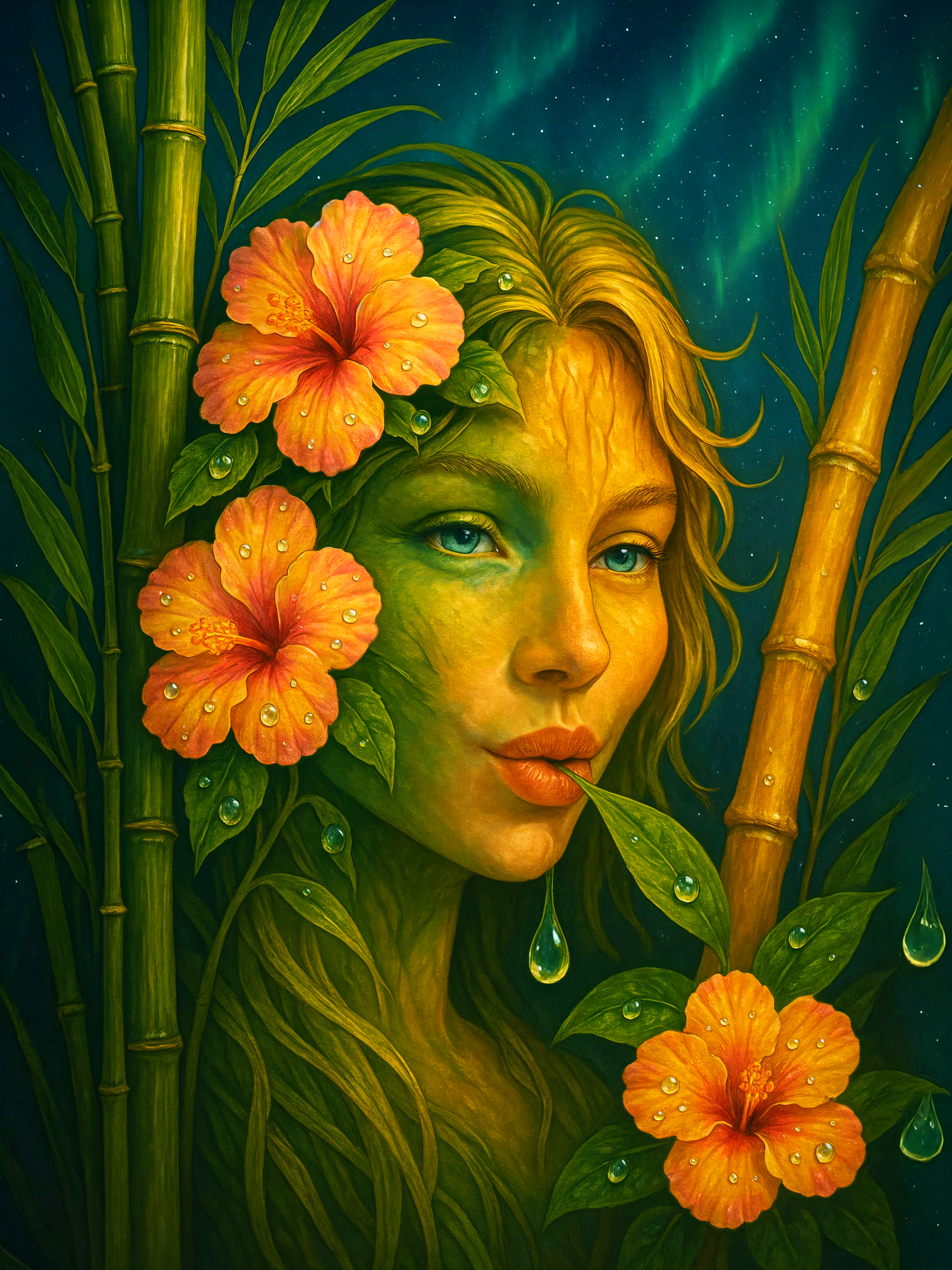 Nature Vibes: Kiss to Rain Drop