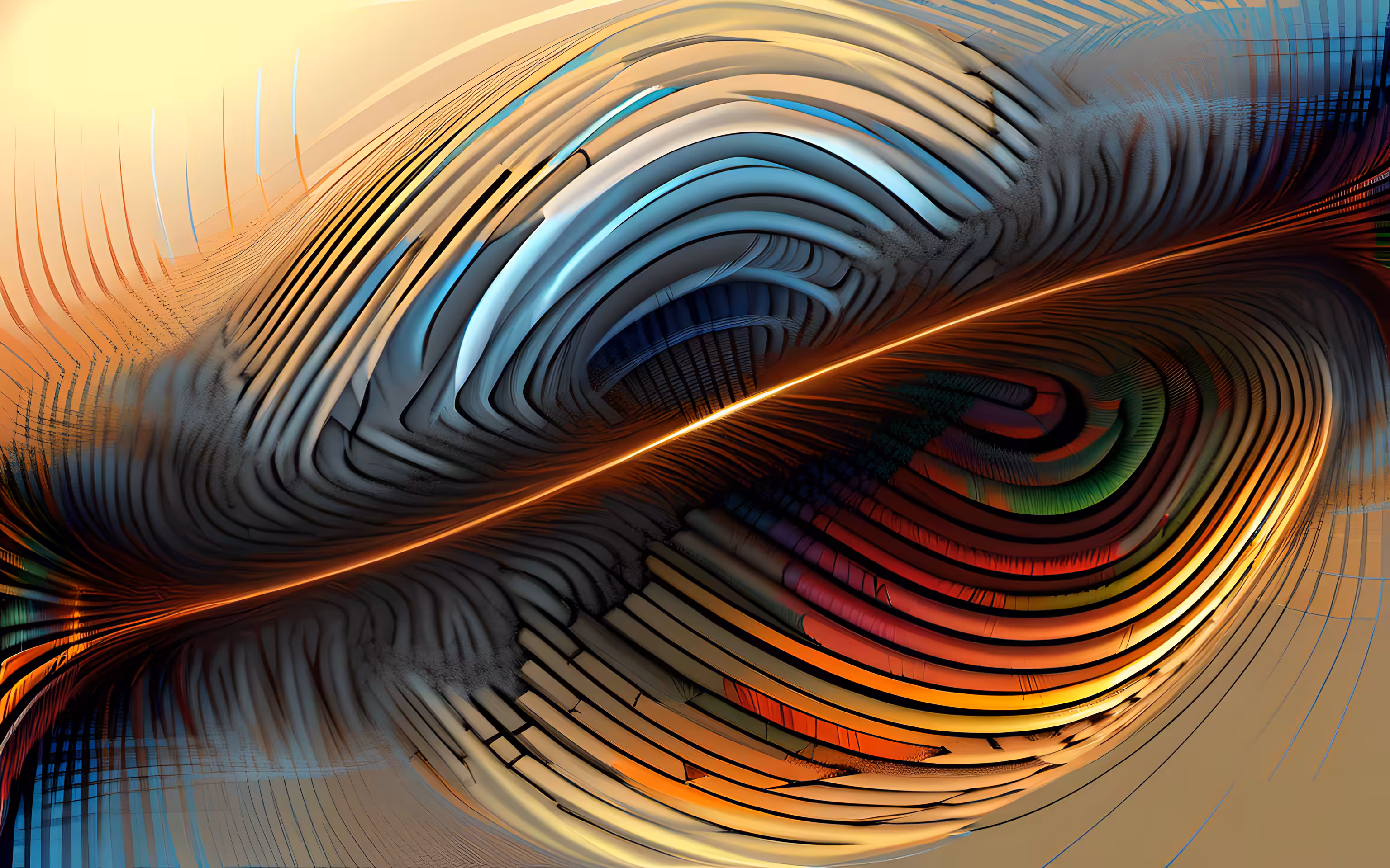 AI imagines famous generative artworks #206