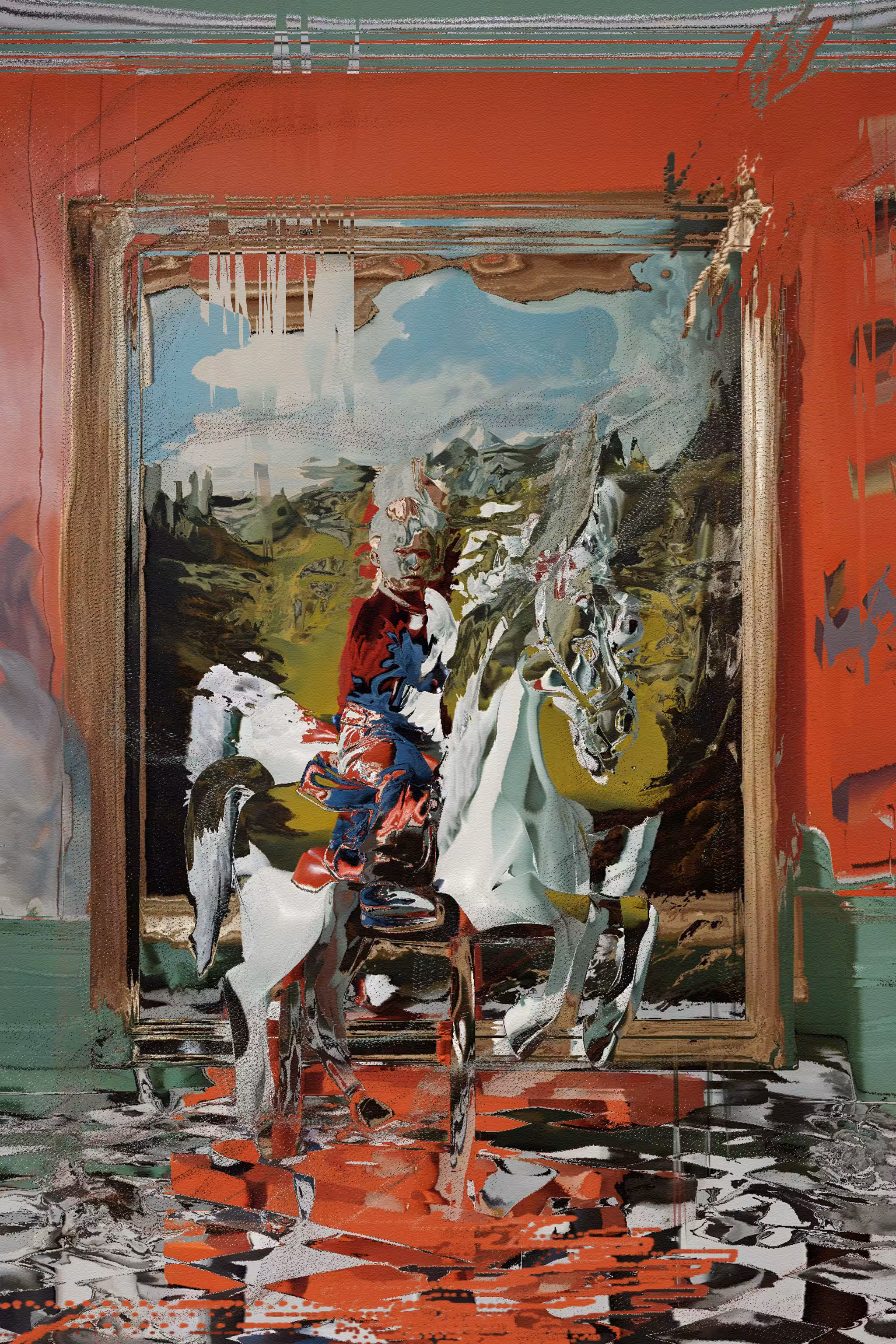 In the painting gallery