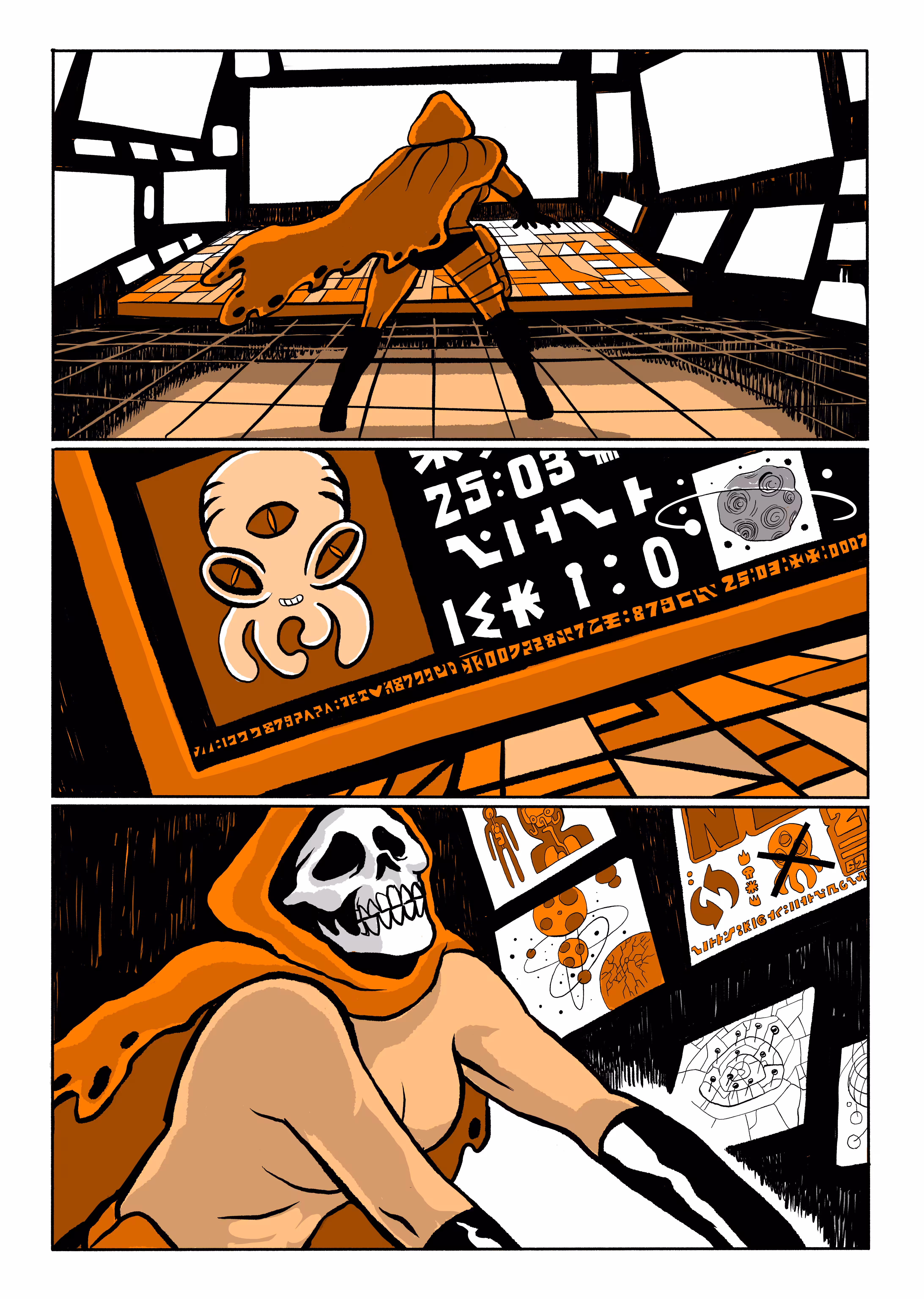 Captain Death - Original page 6