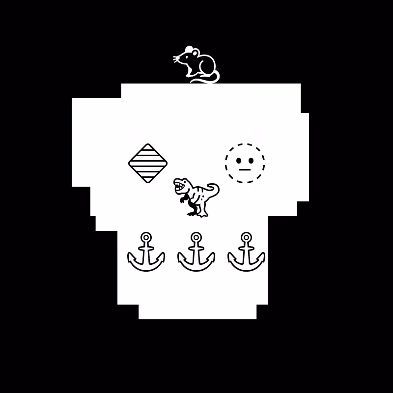 NotSkull(B&W) #123