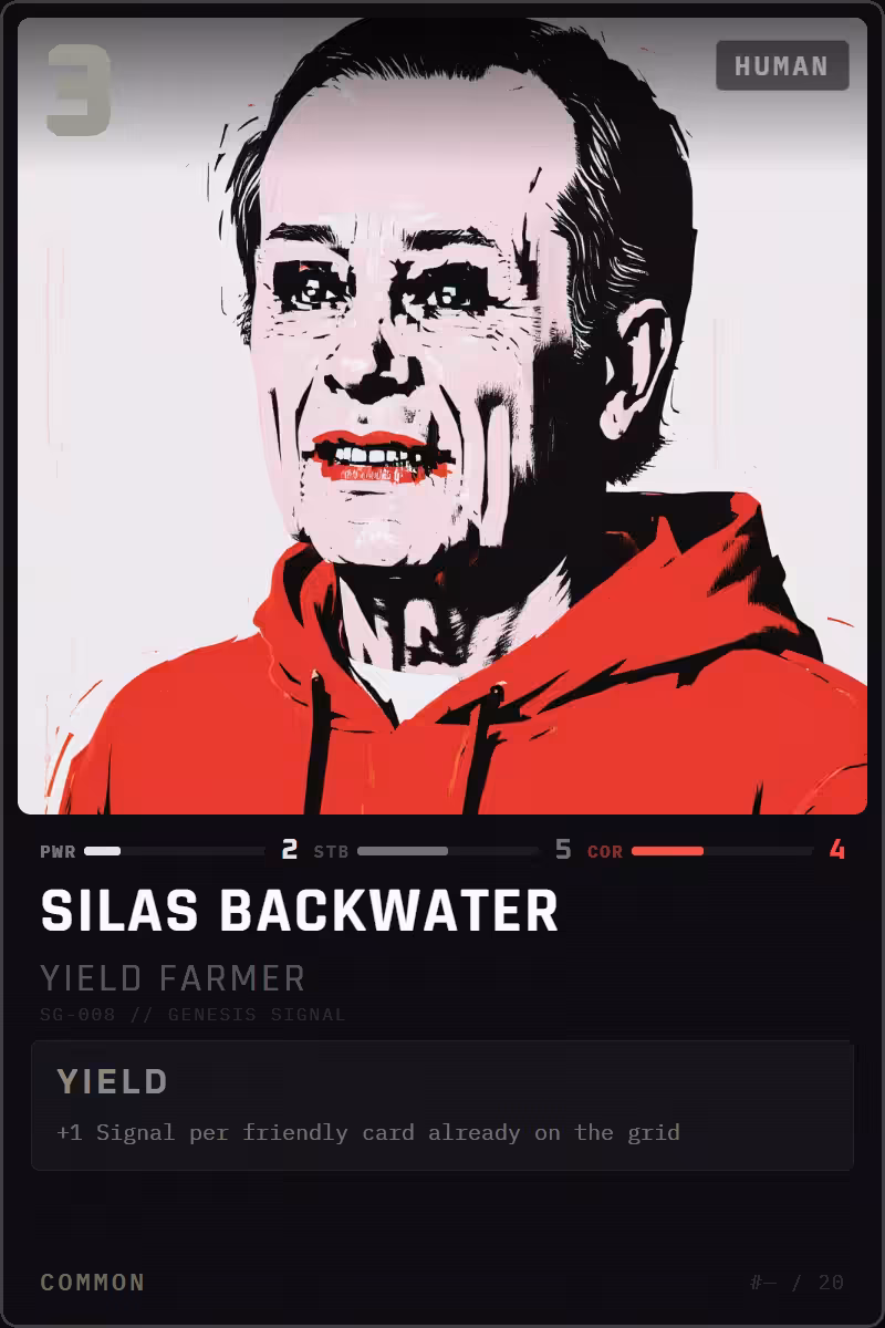 Silas Backwater — Yield Farmer