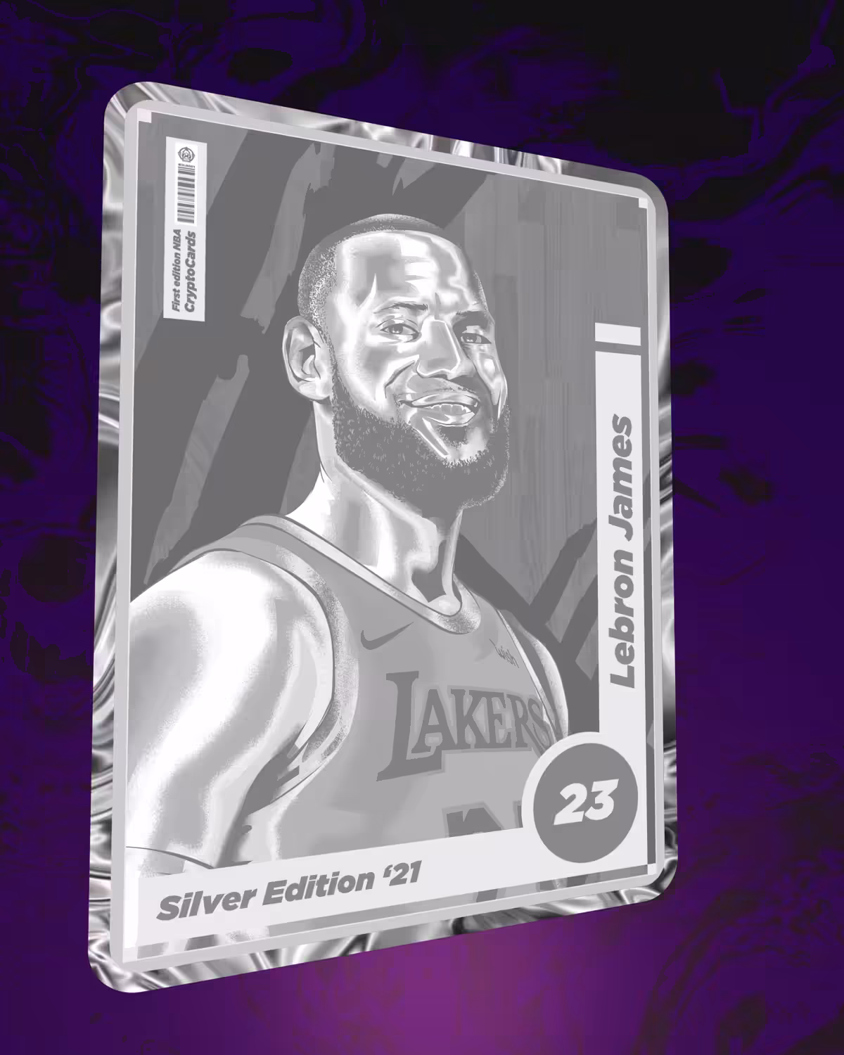 Lebron James - NBA CryptoCards - Silver Edition 2021 - 1/5