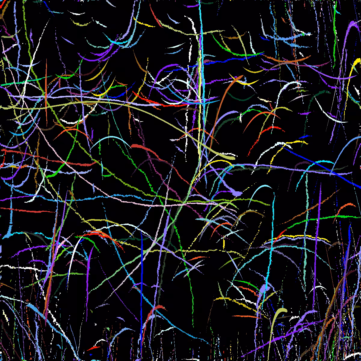 Pollock's Style Generator #18