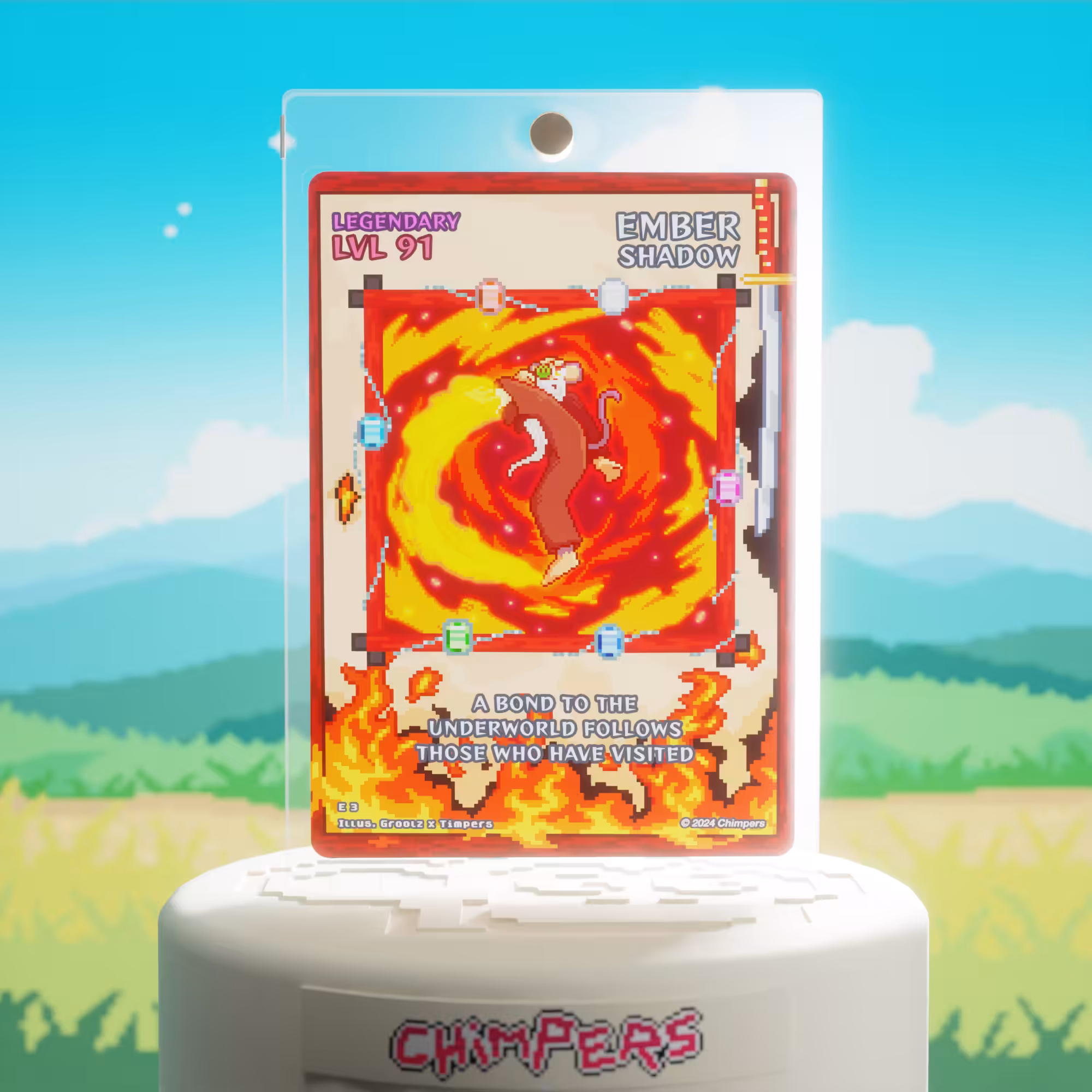 Chimpers Collectibles - Amulet: Ember Shadow