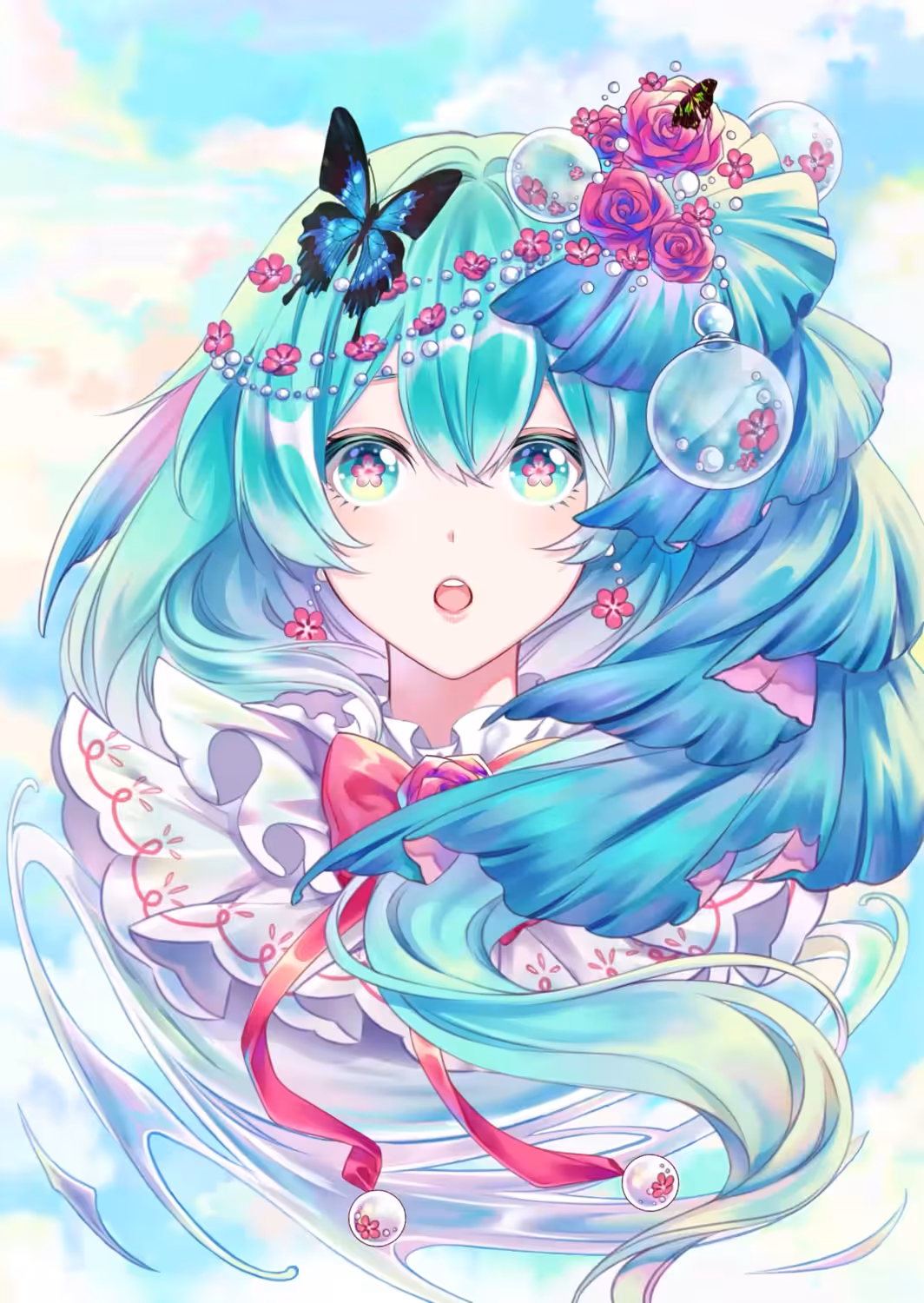 Symphony of flower in the sky