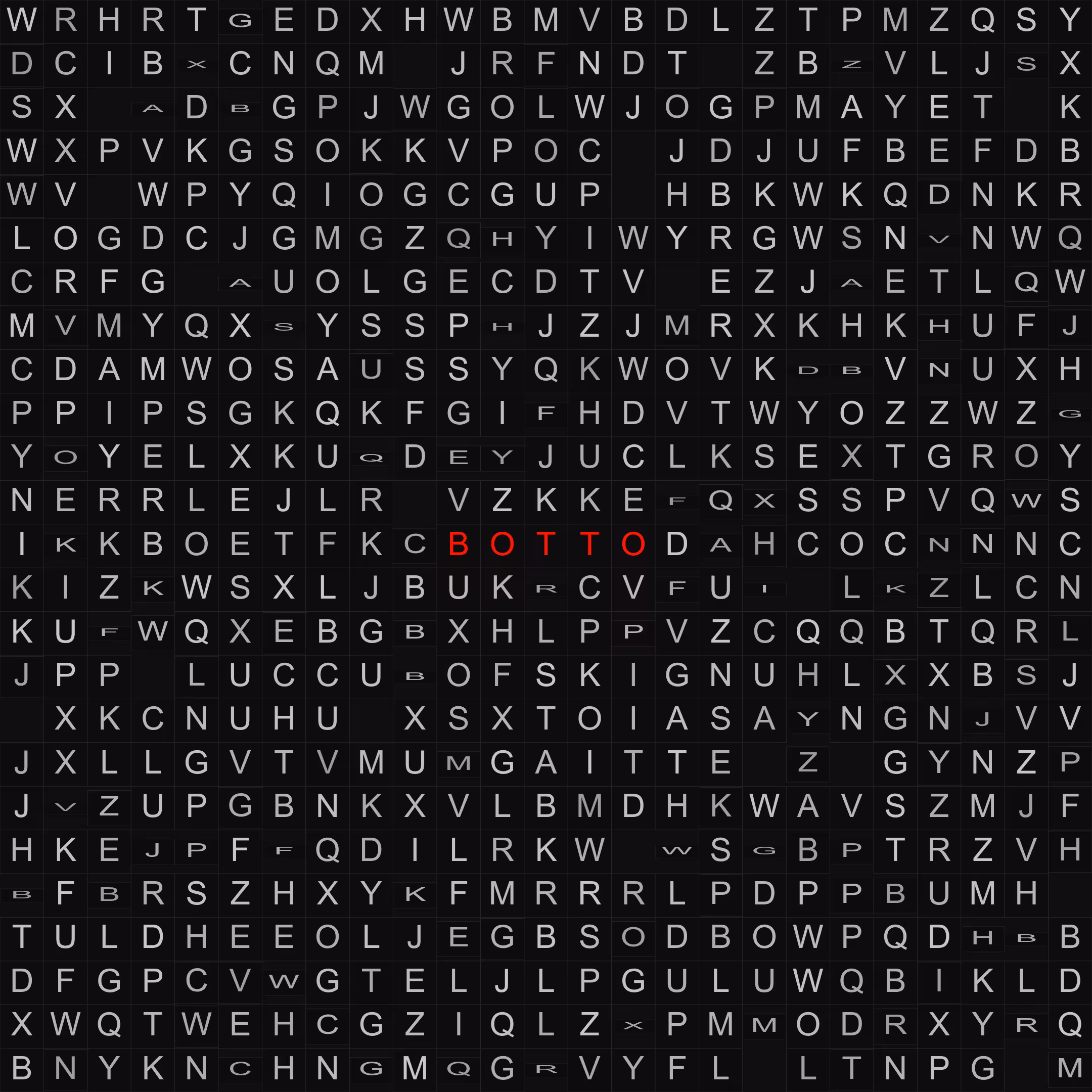 Lexical Crossroads: ASCII Puzzle Symphony II, #4249