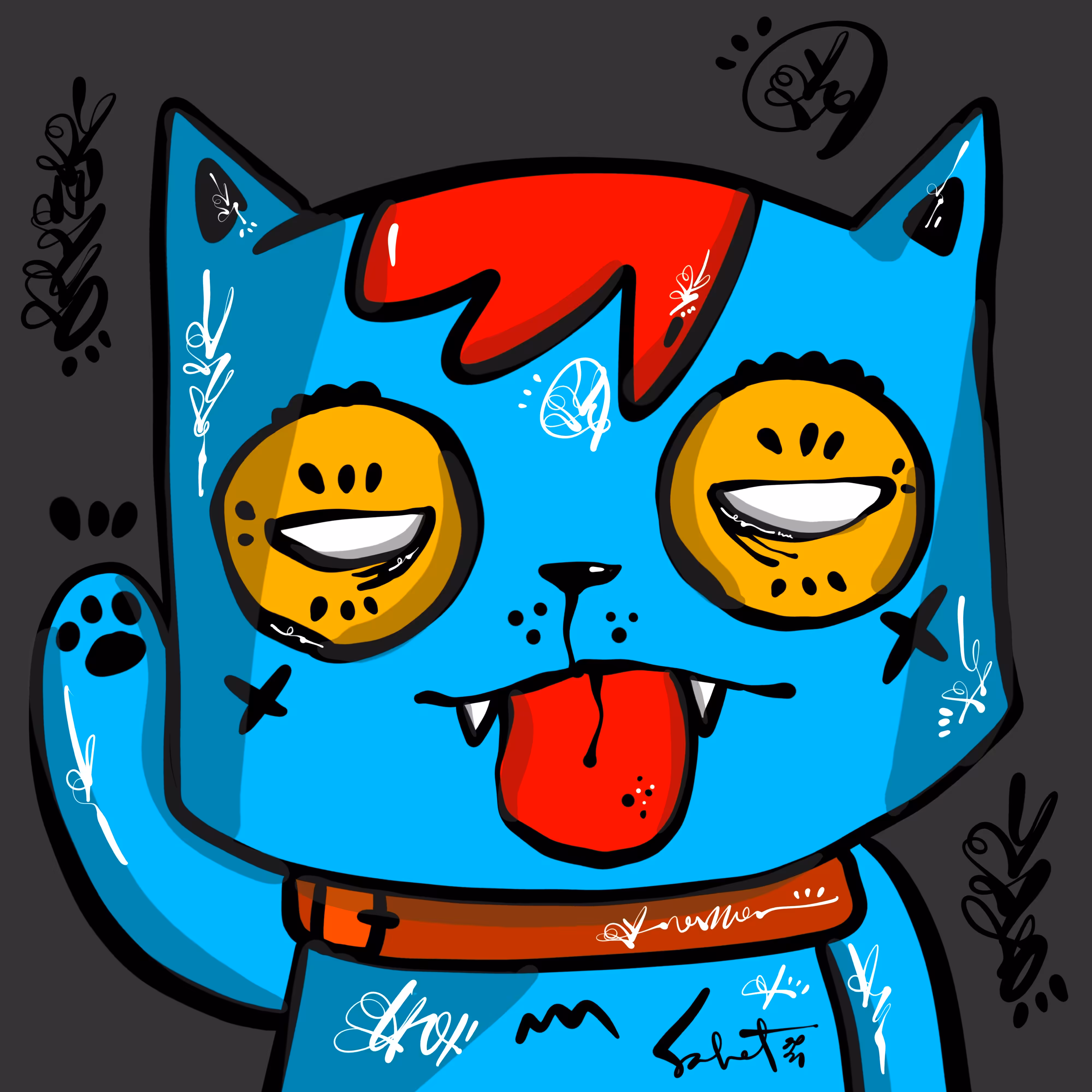 Ugly Kitties by Sabet #245