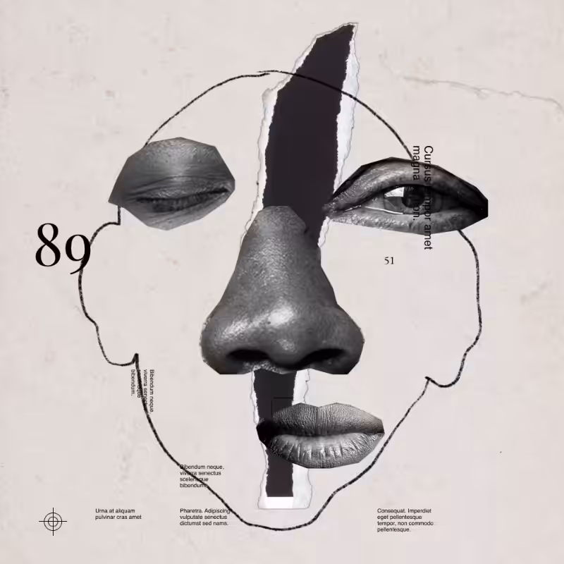Collage faces #5