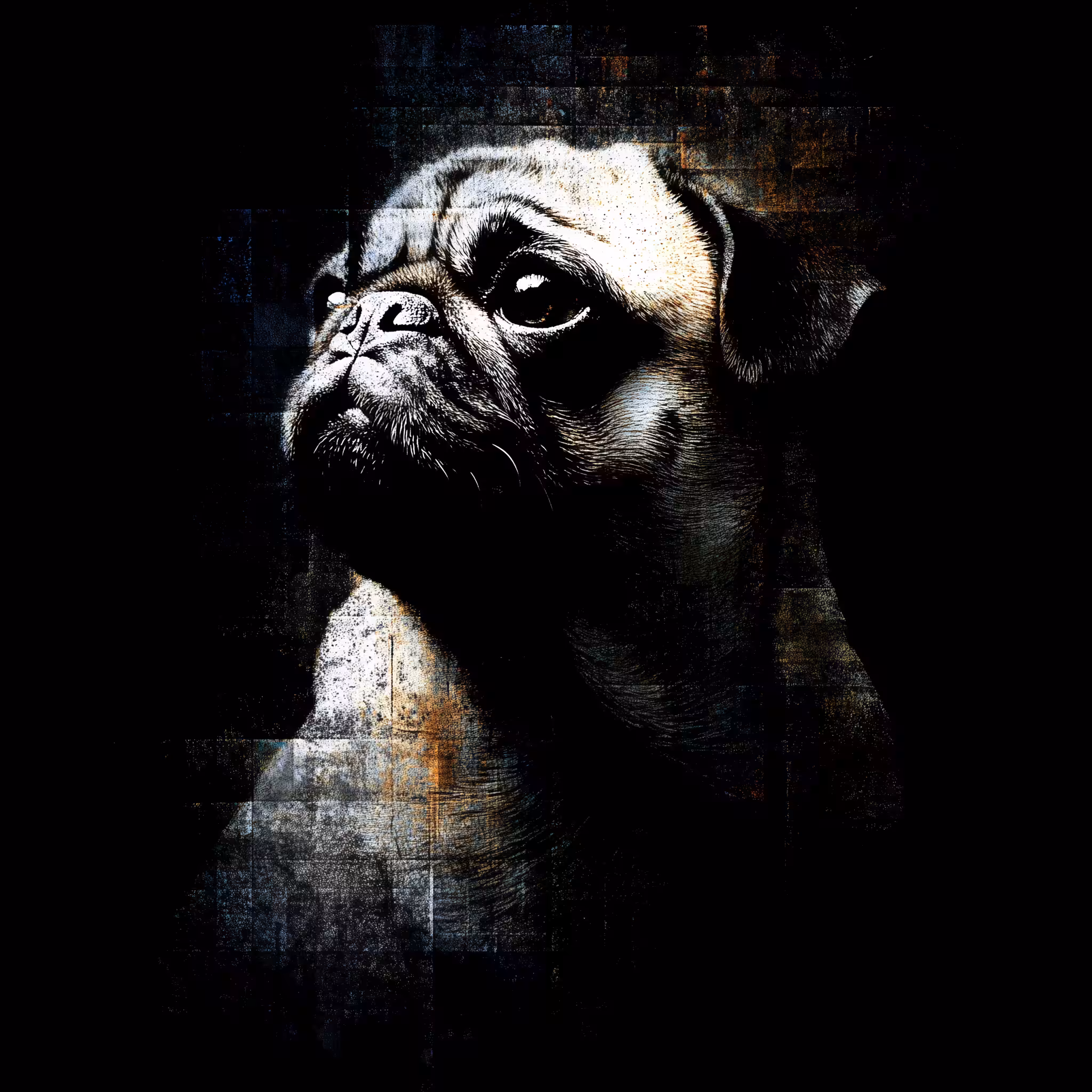 Grainy Pug #1