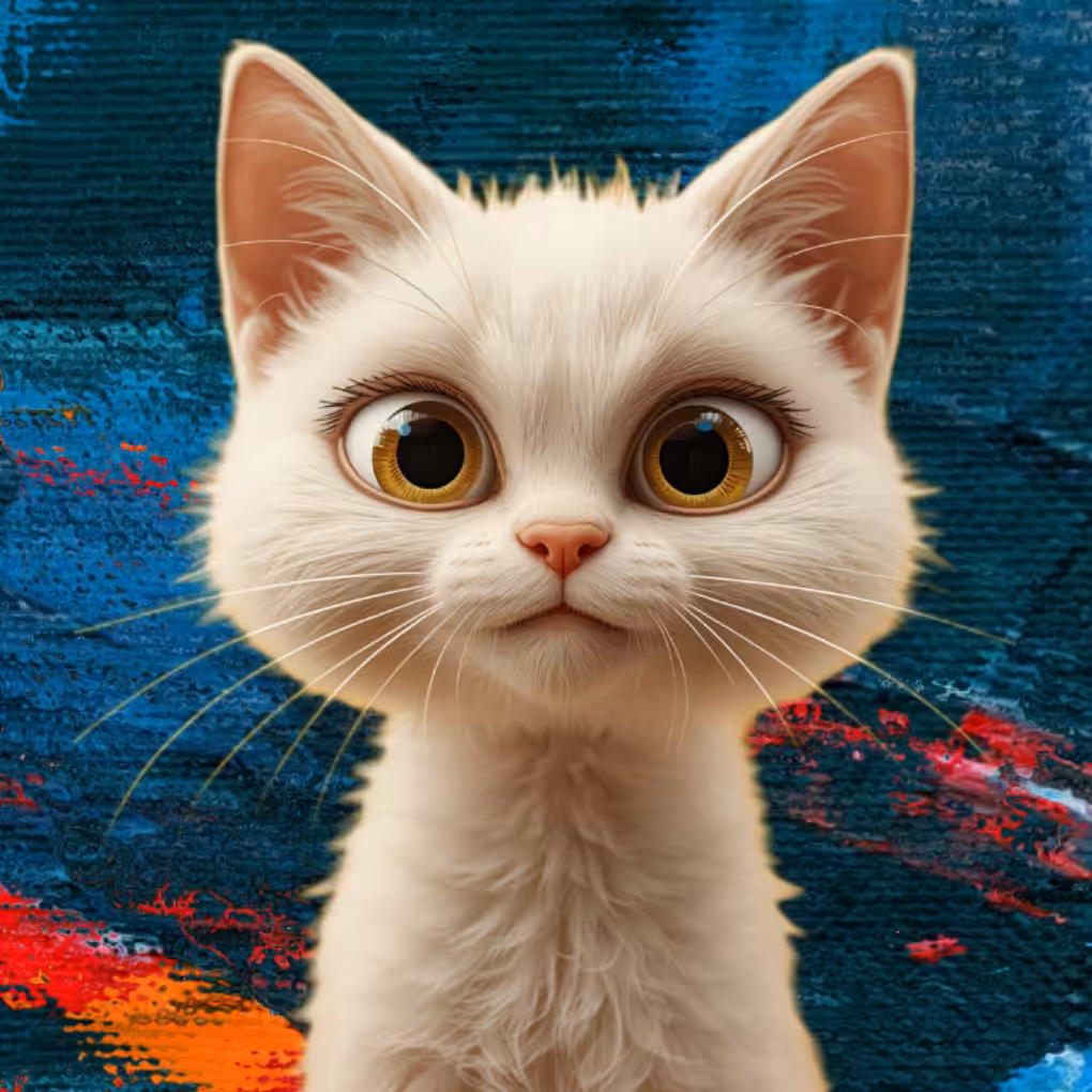 Snowy Cat