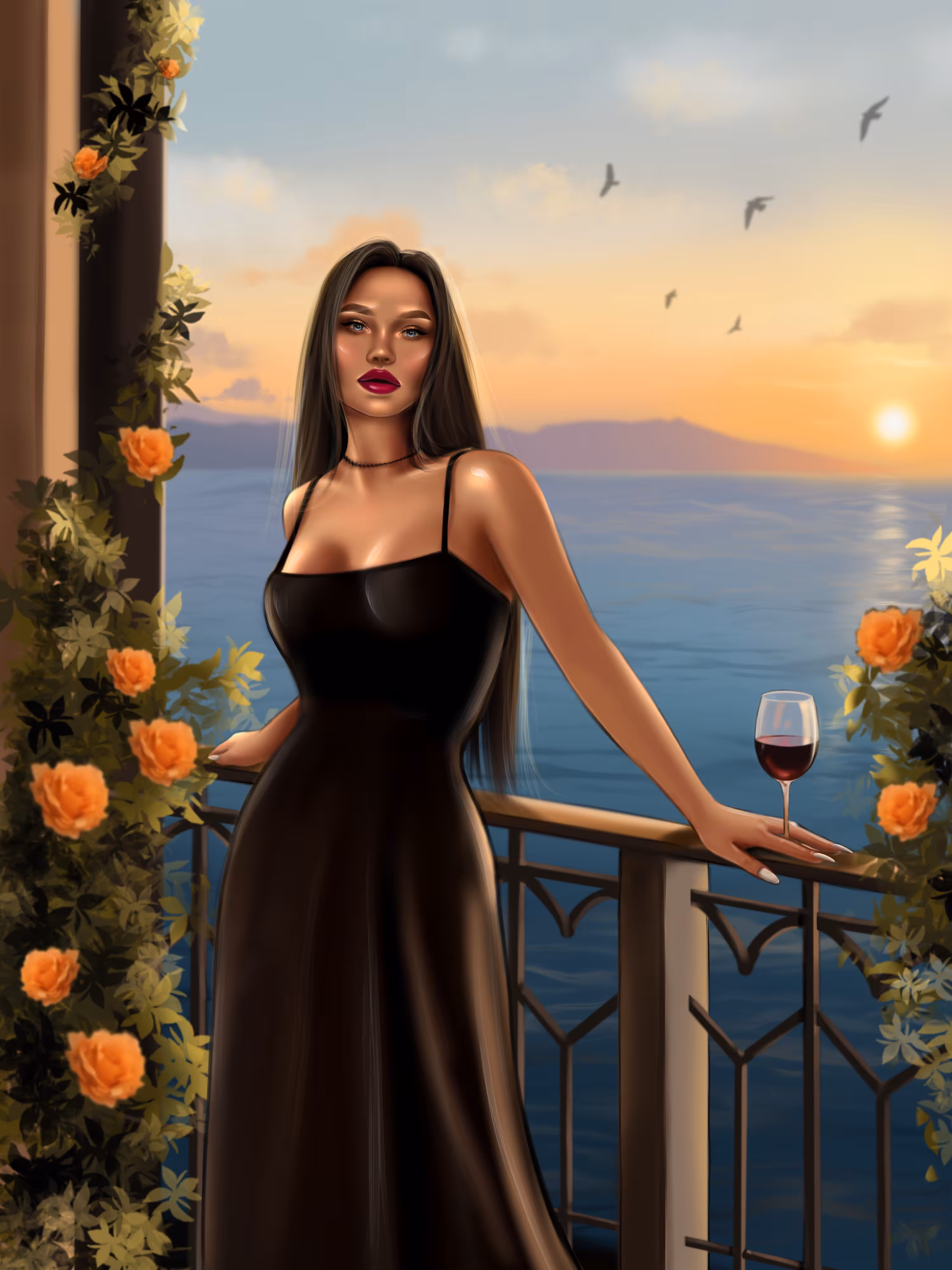 Romantic evening 🍷
