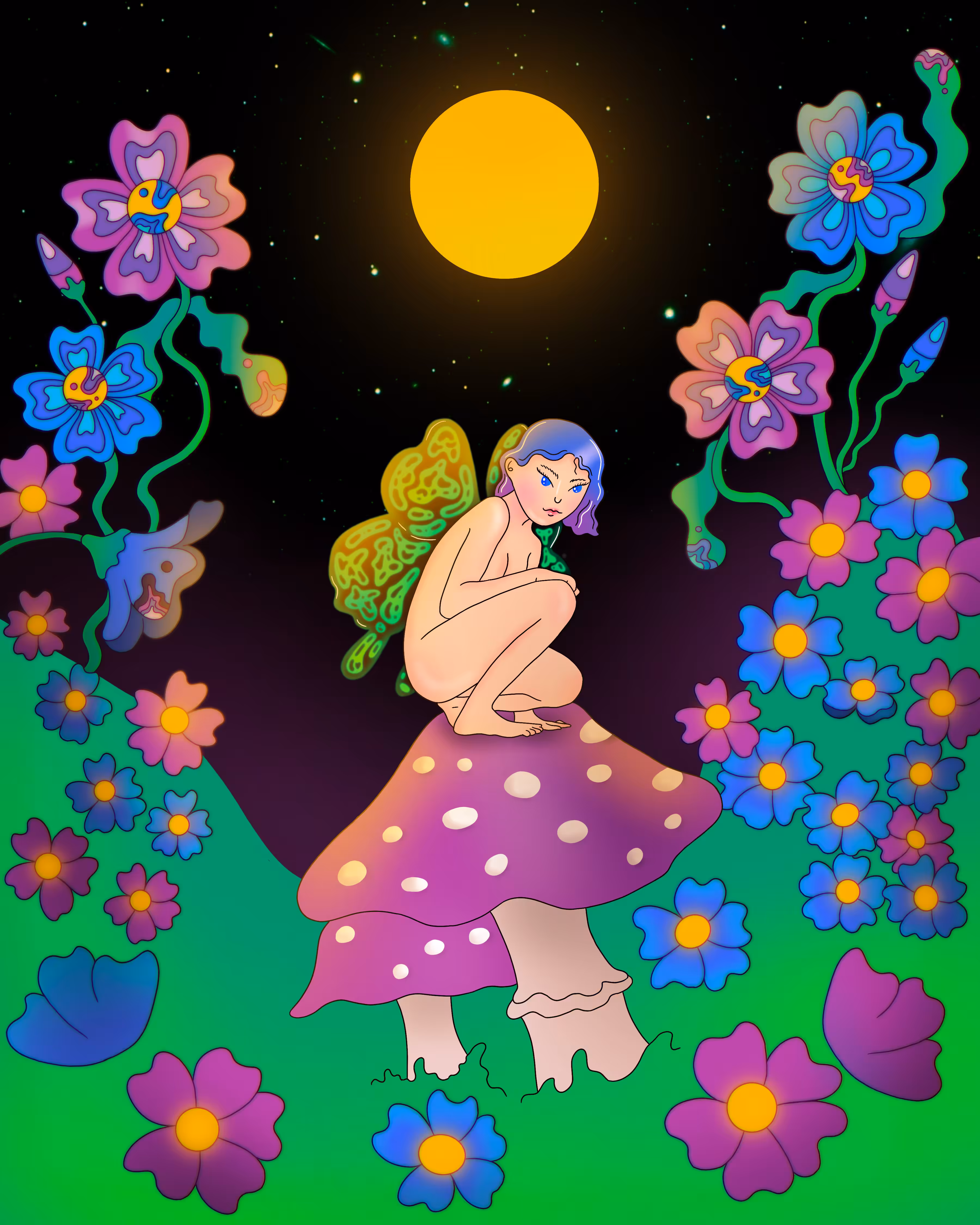 The Fairy's Secret Mushroom Hideaway