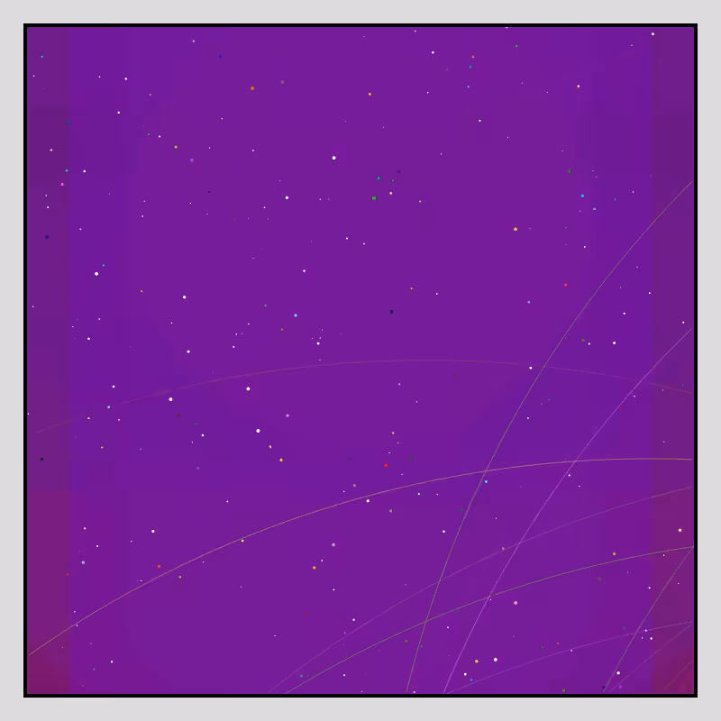 Color Field Starry B #37