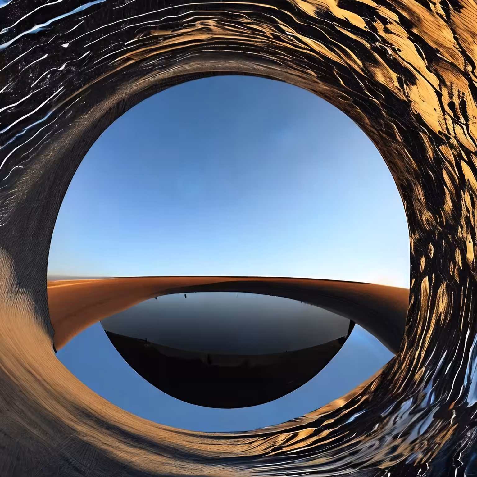 Fourth dimension in a black hole 