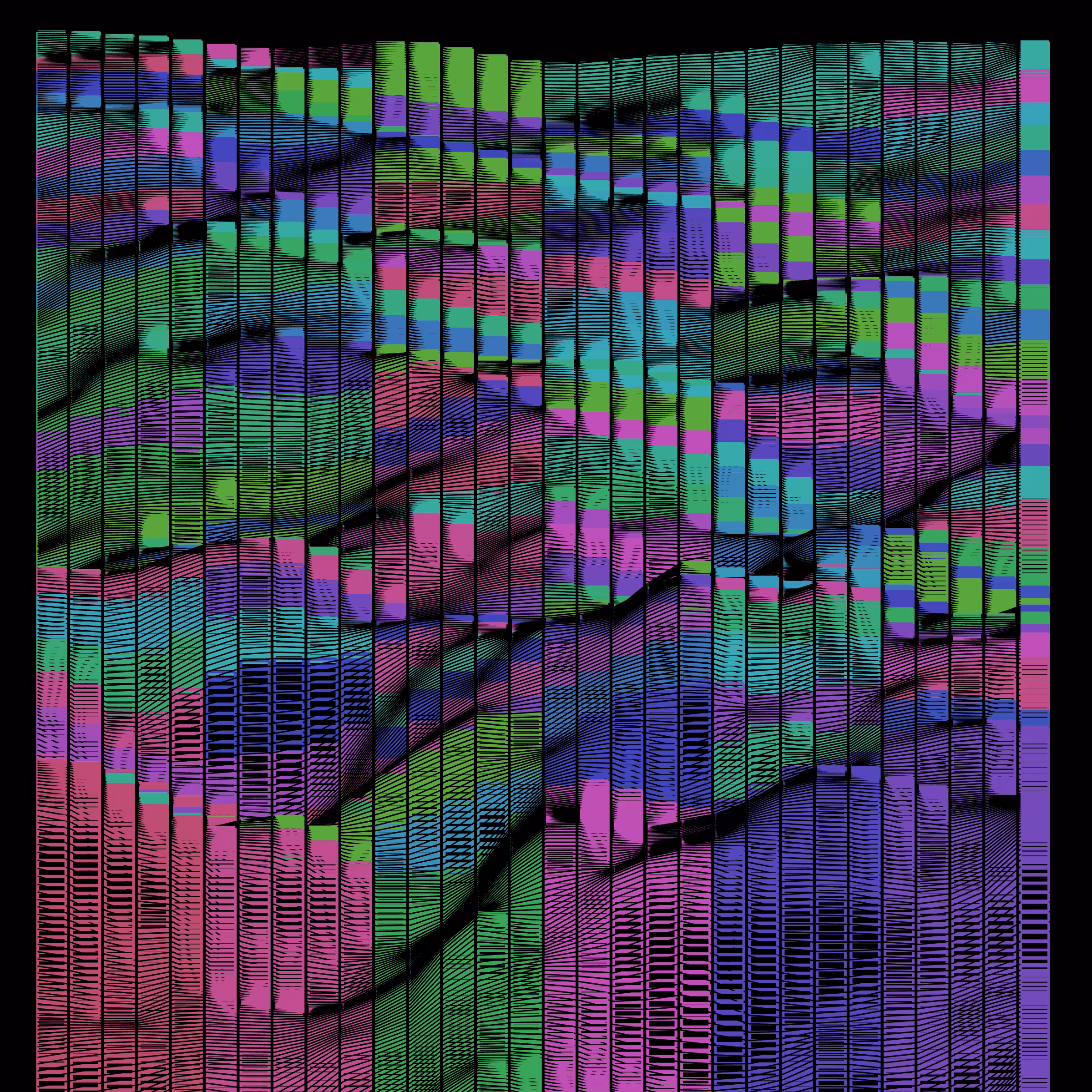 Rainbow mountains #91