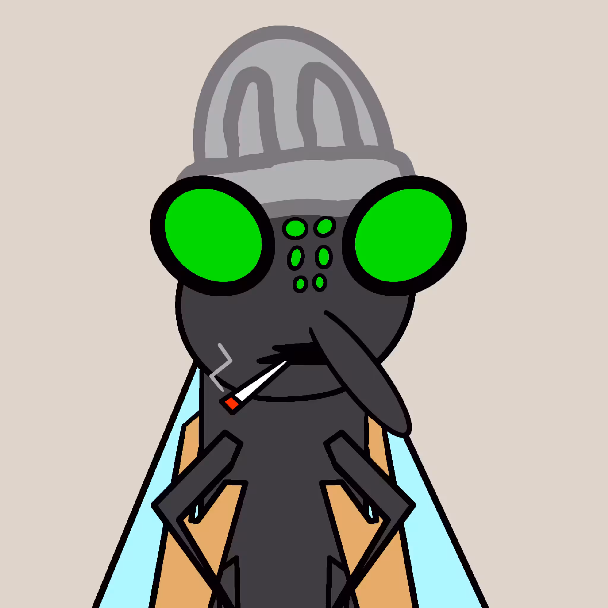 BUG WIV HAT