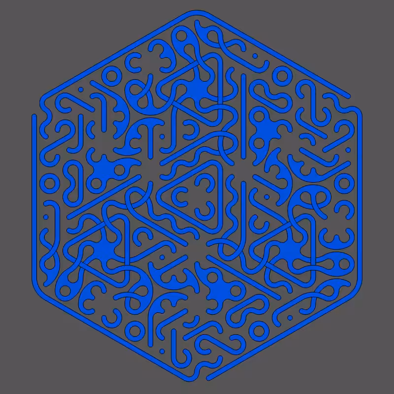 Threefold Symmetry - Dark Variations #268