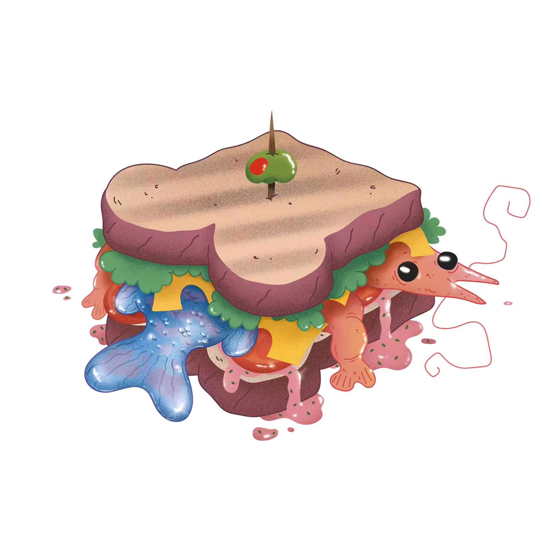 Crypto Seafood Sandwich