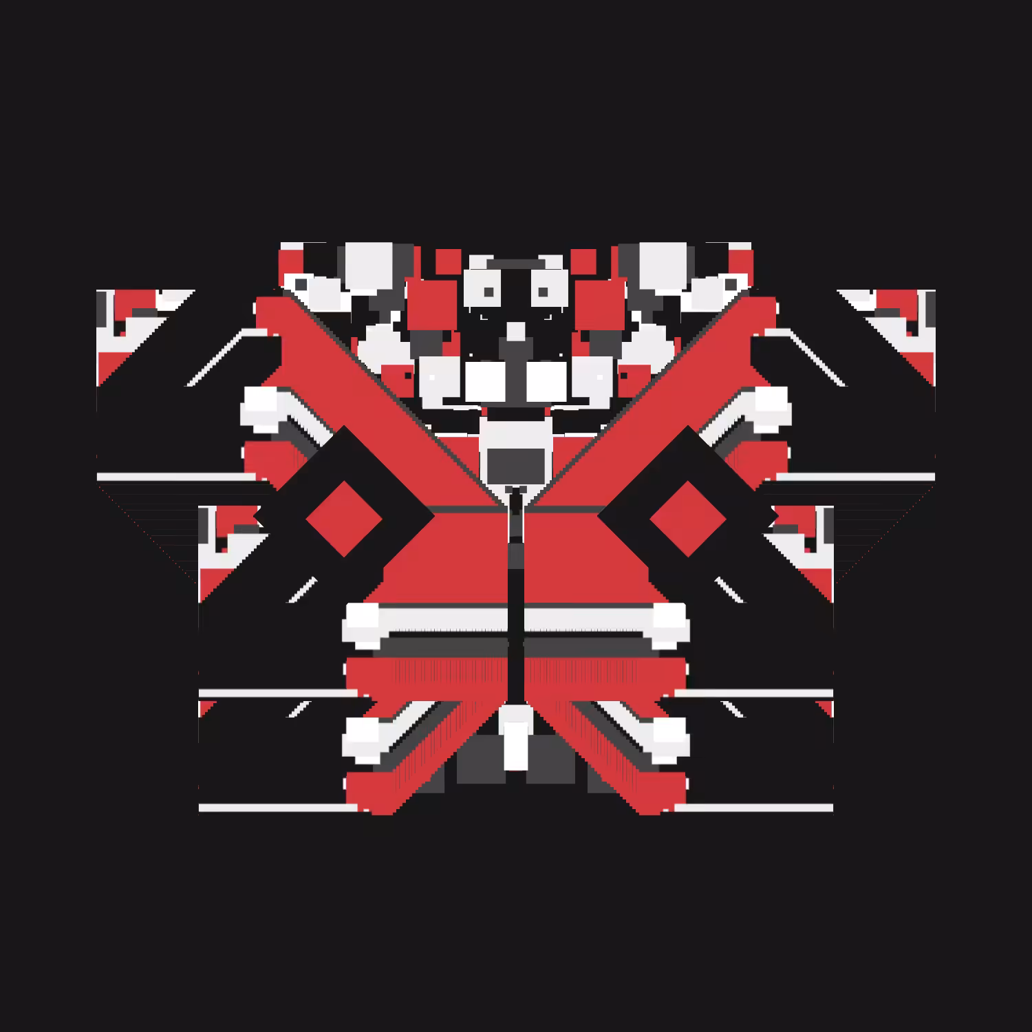Glitchy Masks #8