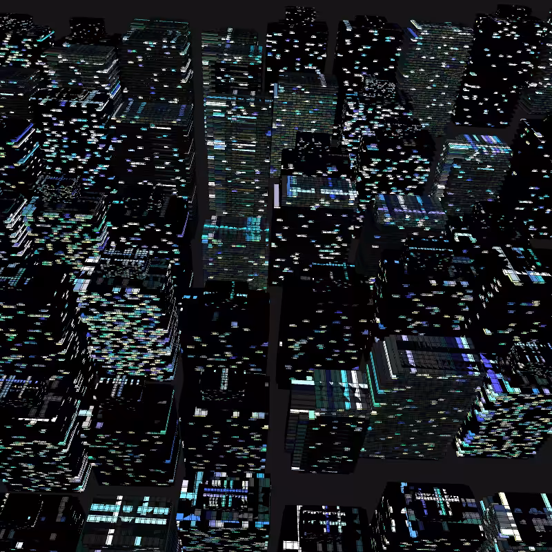 Night city glow #16