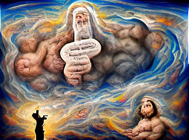 Abraham's First Works: The apex of misunderstanding of our definition of god is the personification of it.