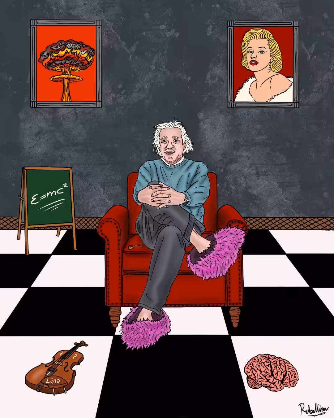 Einstein's Tranquil Paradise