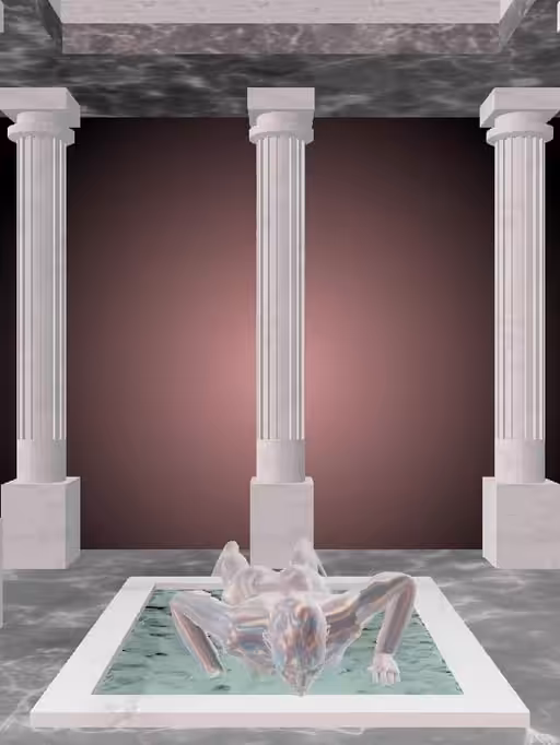 HeavenComputer: The Athletic Holographic Glow Woman #2260