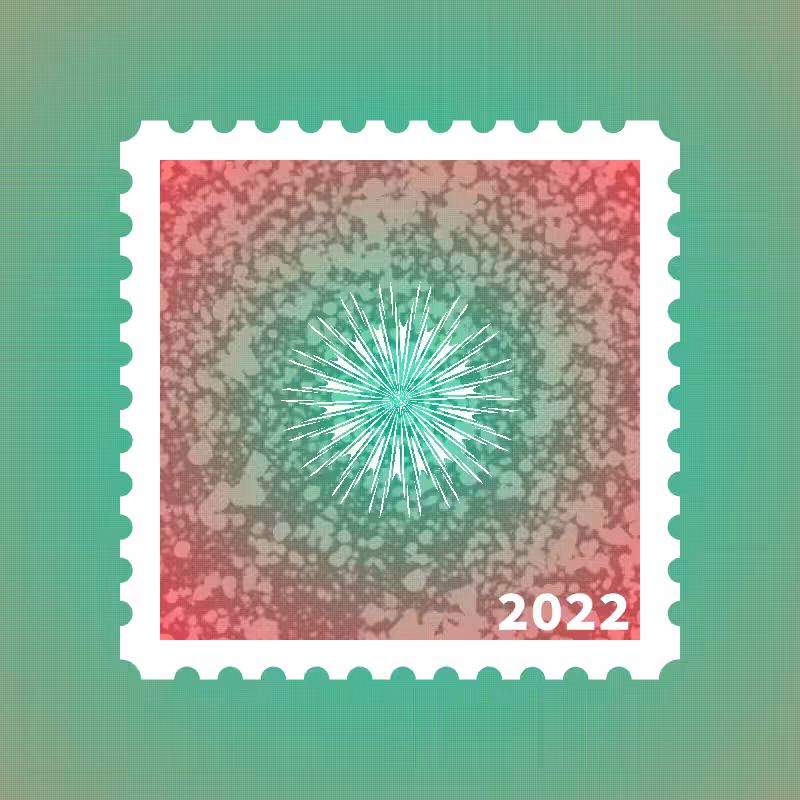 Snowflake stamp #34