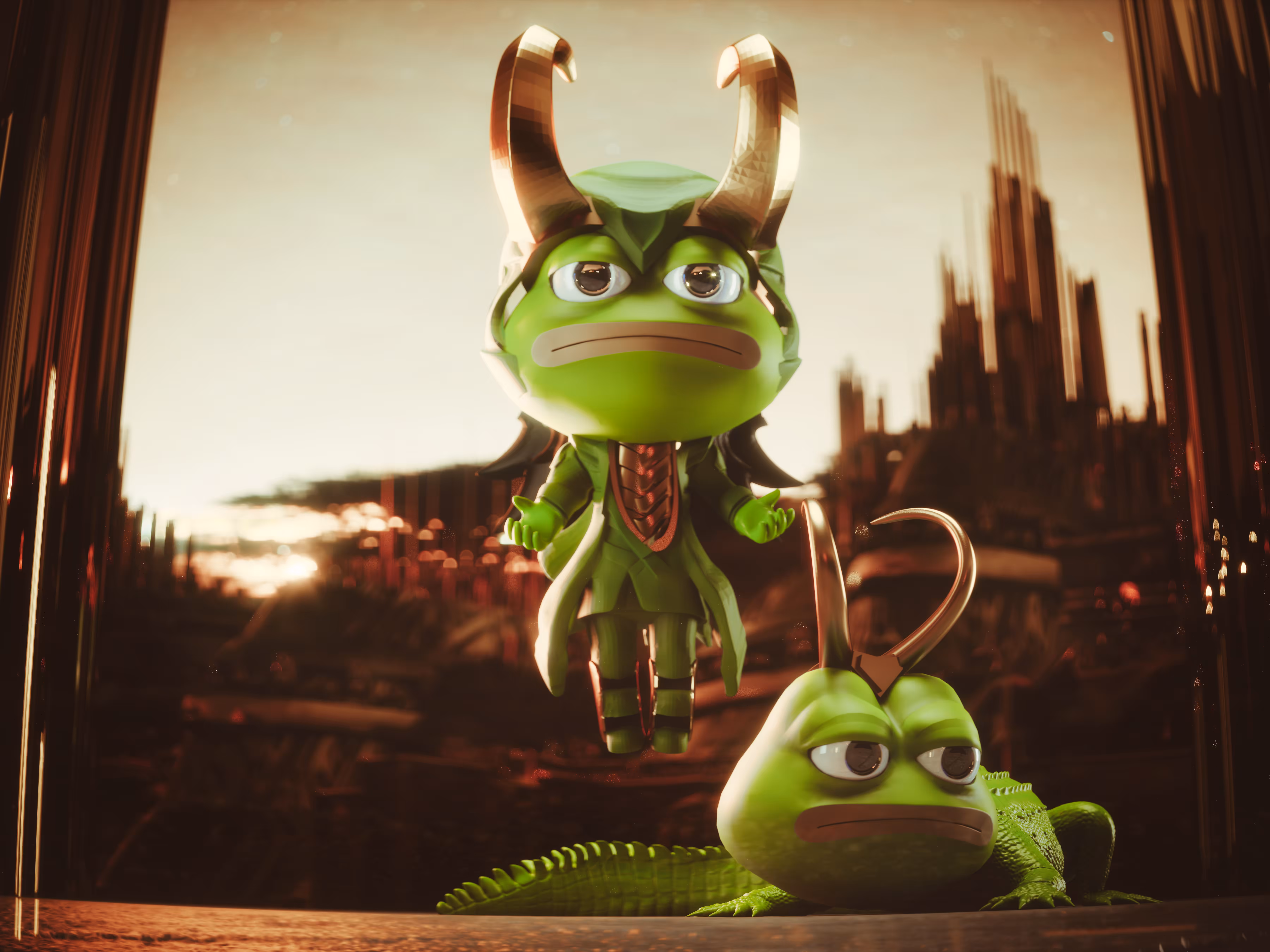 メカ Loki Pepe Variants 🐸 