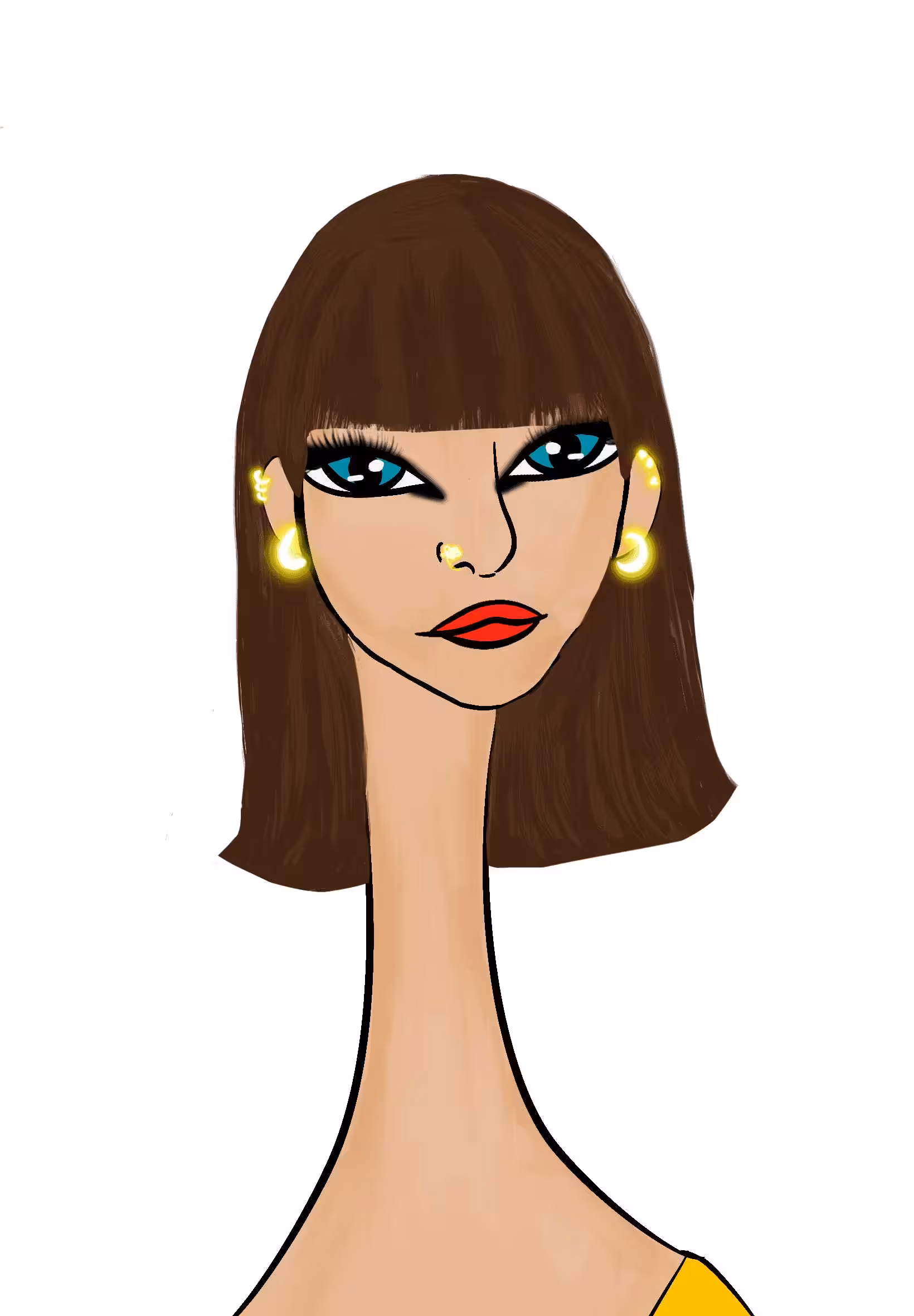 Long Neckie Lady #159