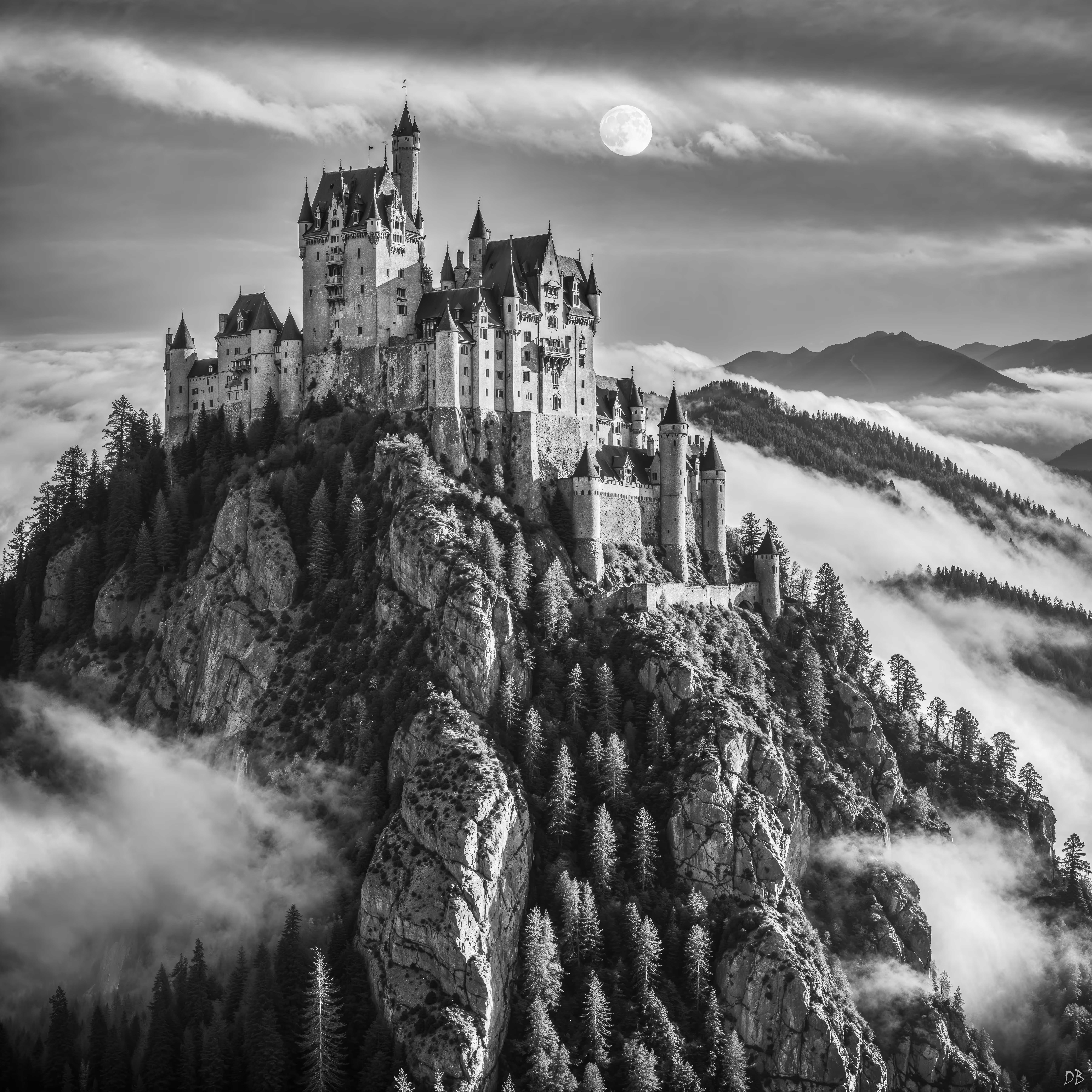 Artificial Fantasy: The Castle on the Mountainside