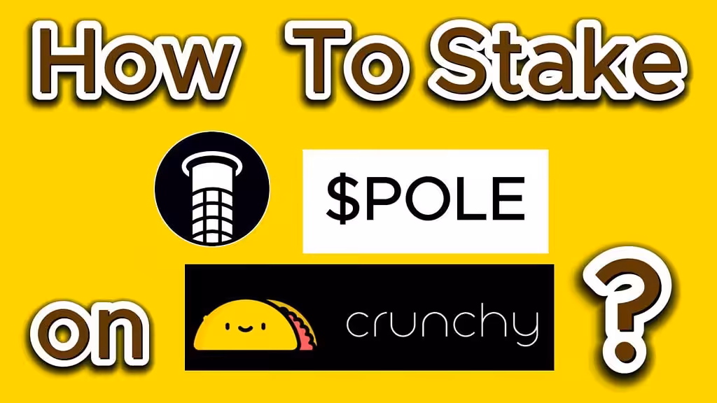 How to stake $POLE on Crunchy ?