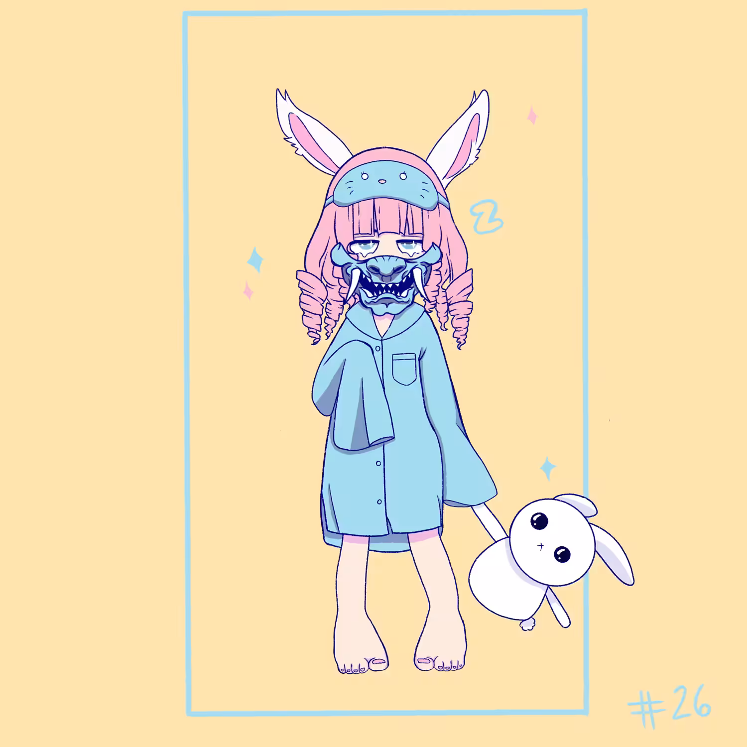 Oni Bunnies: Pastel Pajama Oni - 26