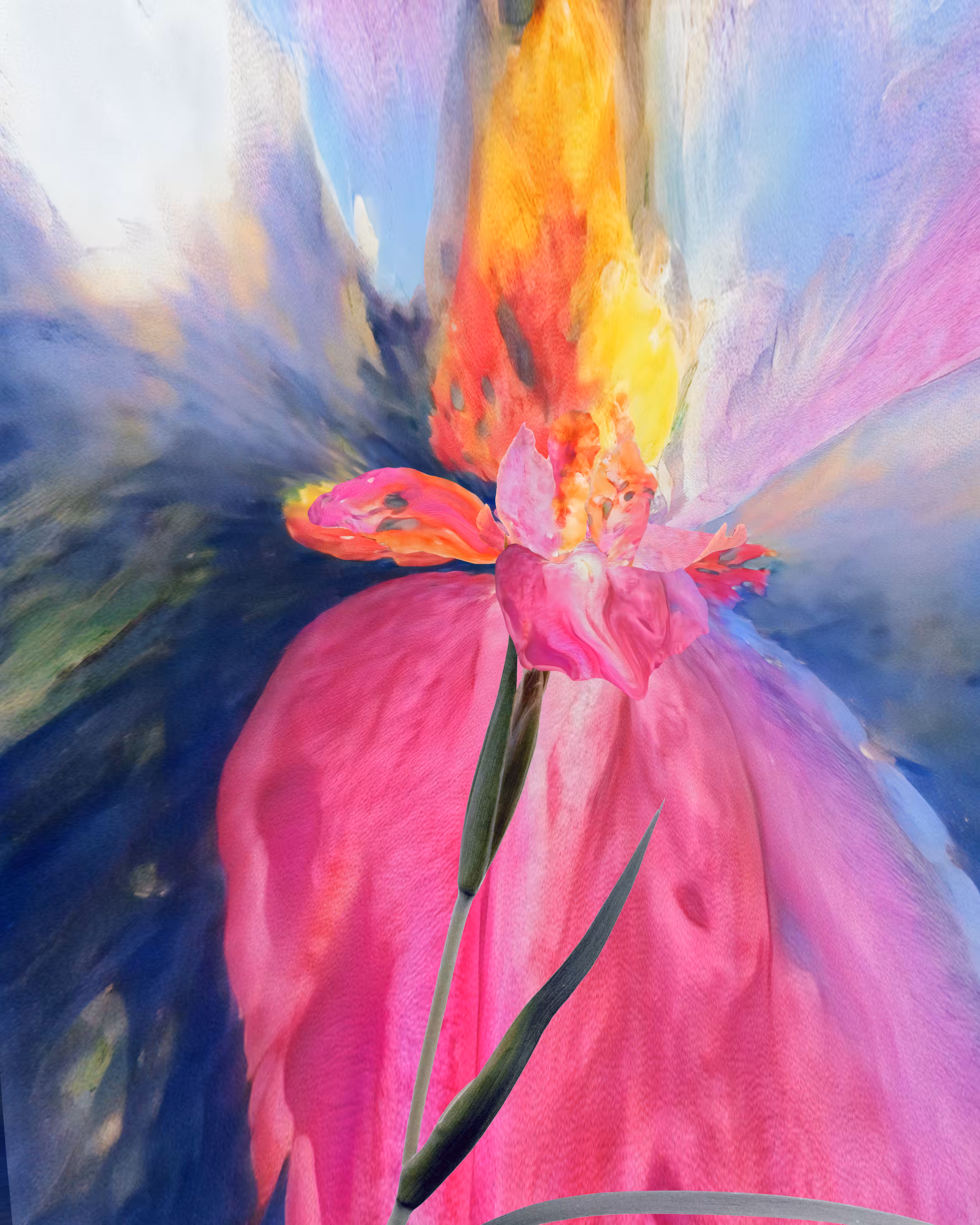Earth Day Iris (Good Vibrations)