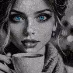 Coffee and Blue Eyes