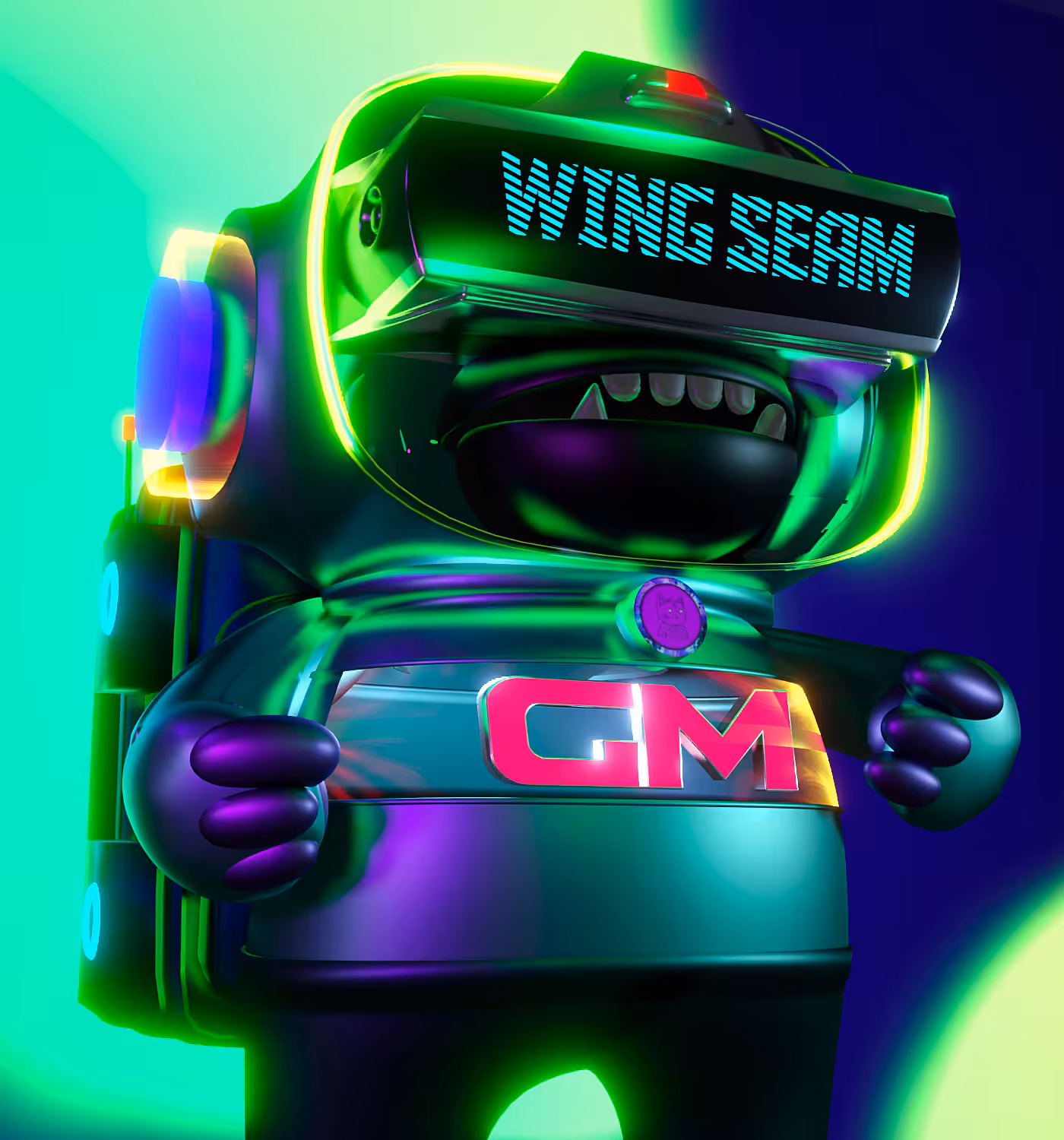 Space Dog X WingSeam #111 (Legendary)