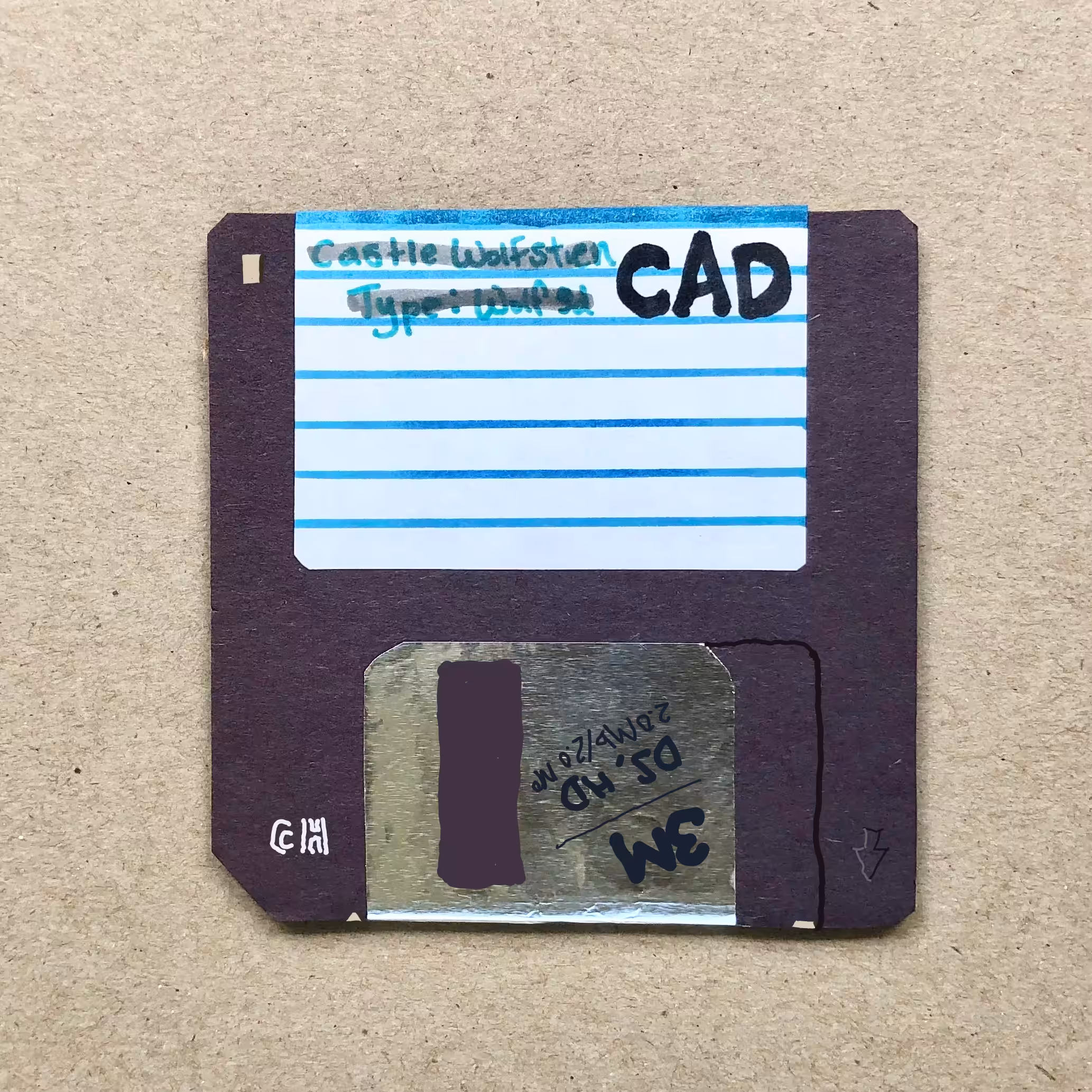 order #015 - floppy diskette 