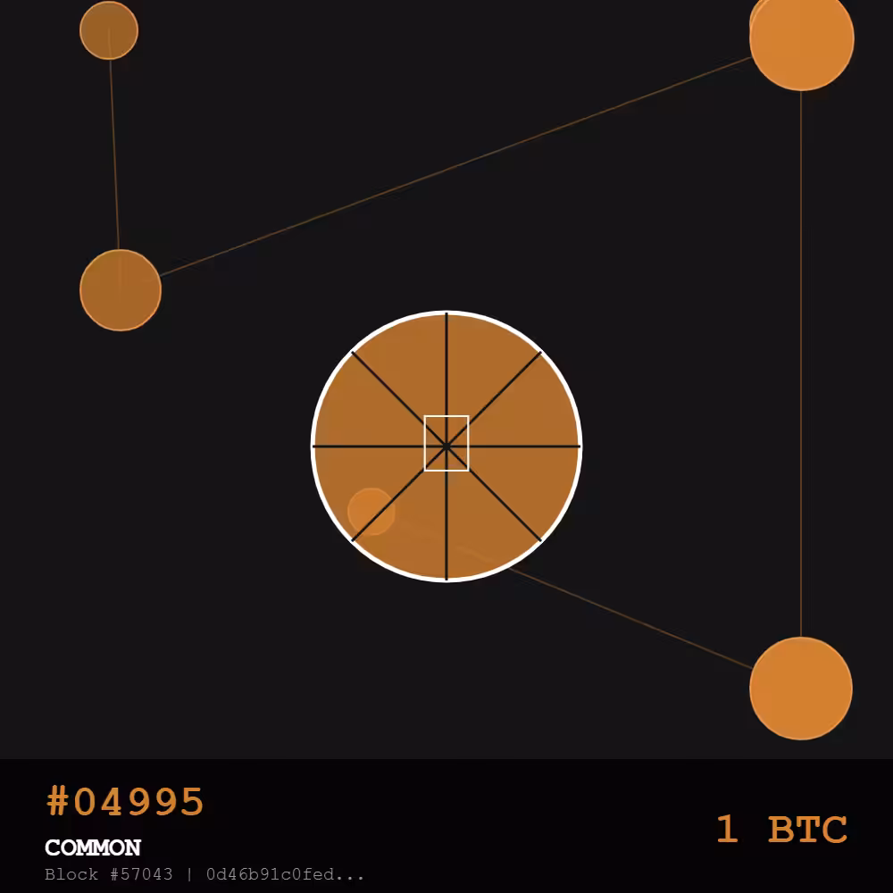 Bitcoin Pizza Genesis: 10K — COMMON Edition | May 22, 2010 - The Day Everything Changed