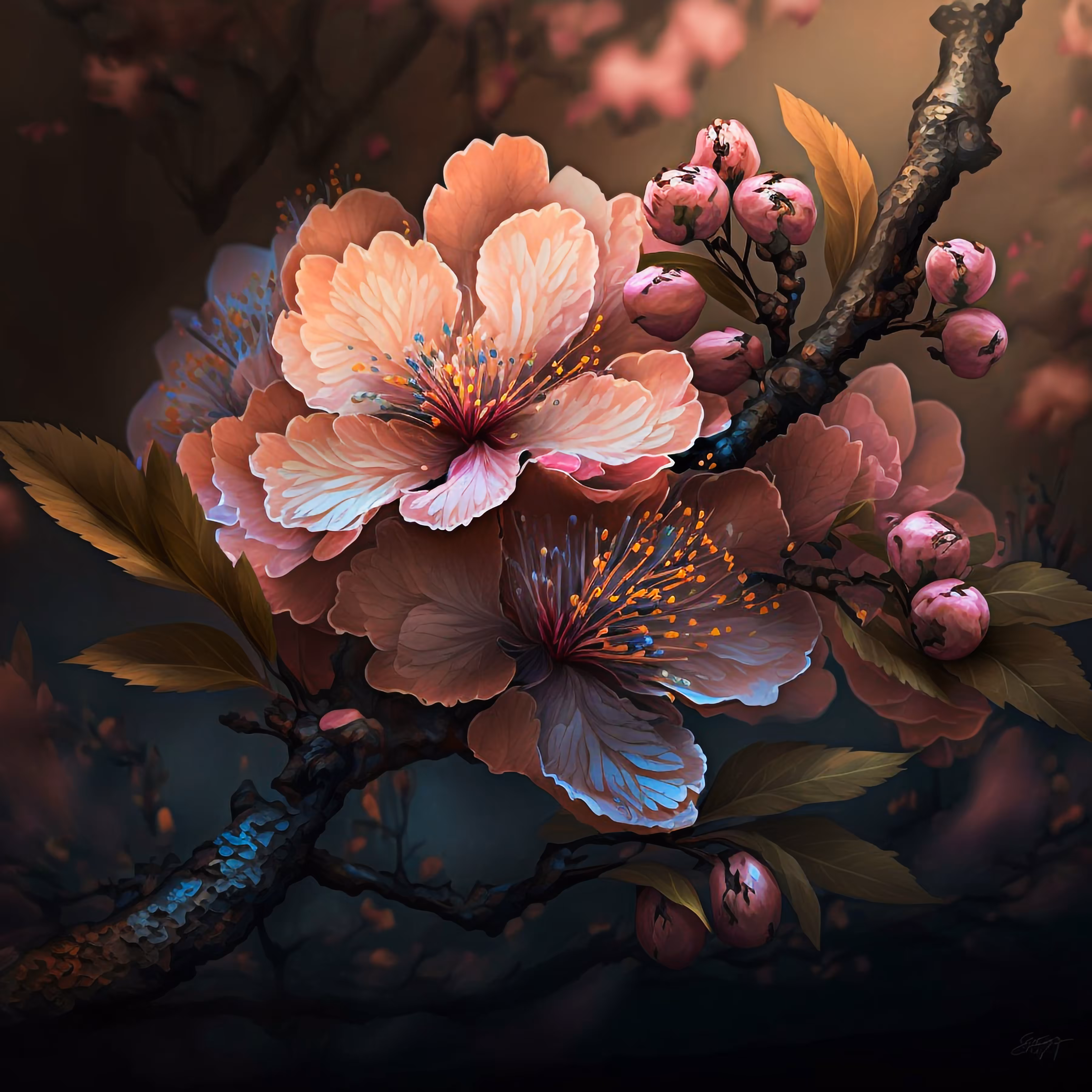 Pink cherry BLOSSOM
