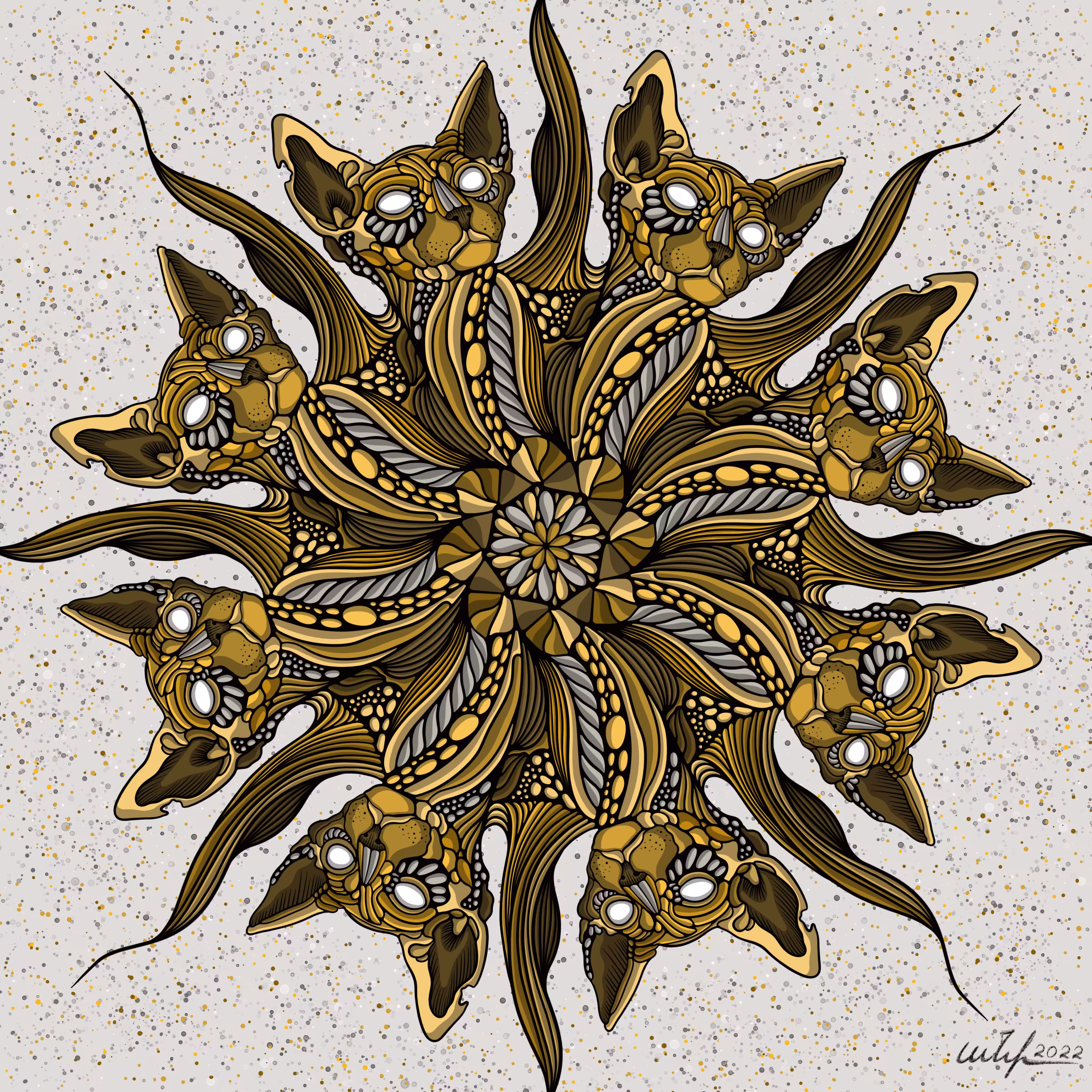 Sphynx Mandala