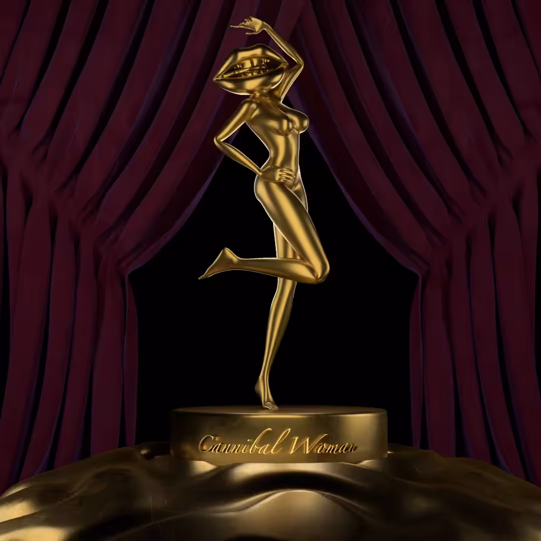 Cannibal Woman Trophy